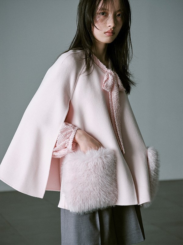 SALE／30%OFF】CELFORD ファーポケットケープジャケット セルフォード