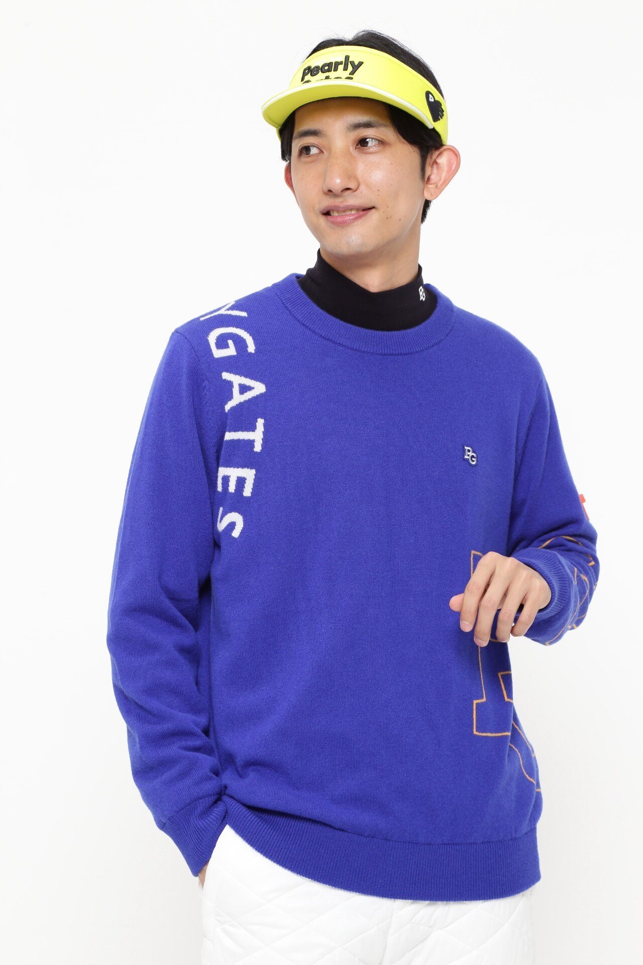 楽天市場】PEARLY GATES 千鳥柄*DiAPLEX クルーネックニットプル