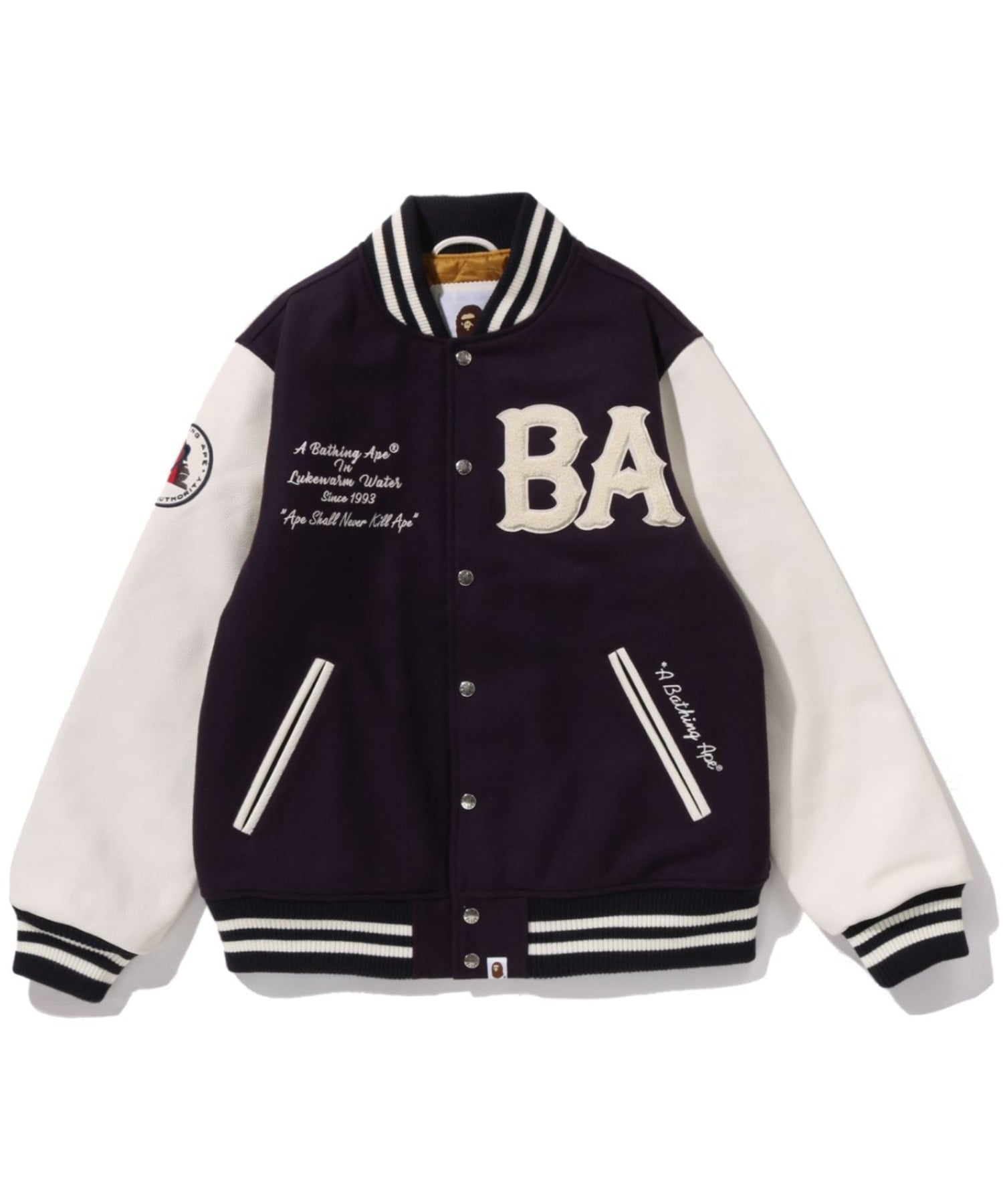 楽天市場】A BATHING APE GENERAL CORDUROY VARSITY JACKET ア
