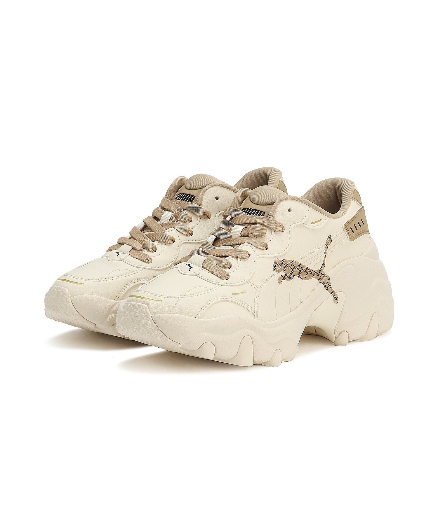 PUMA ウィメンズ パルサー ウェッジ モノグラム スニーカー