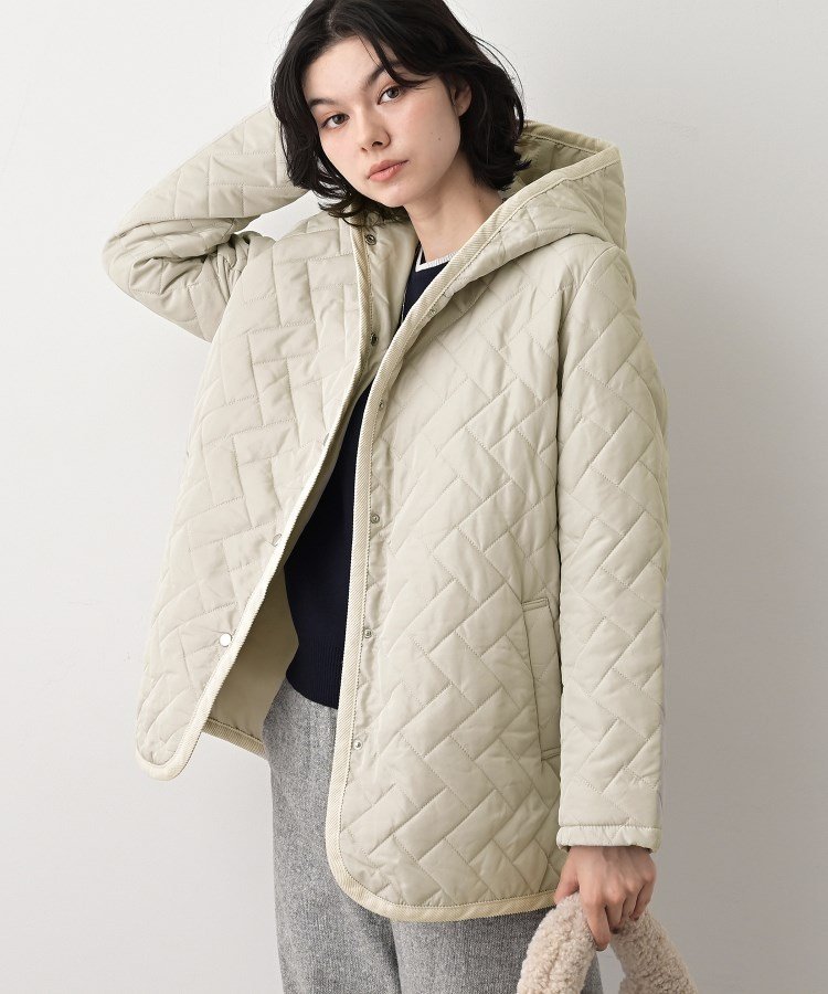 楽天市場】【WEB限定】ポリエステルタフタキルトコート／ドロワット