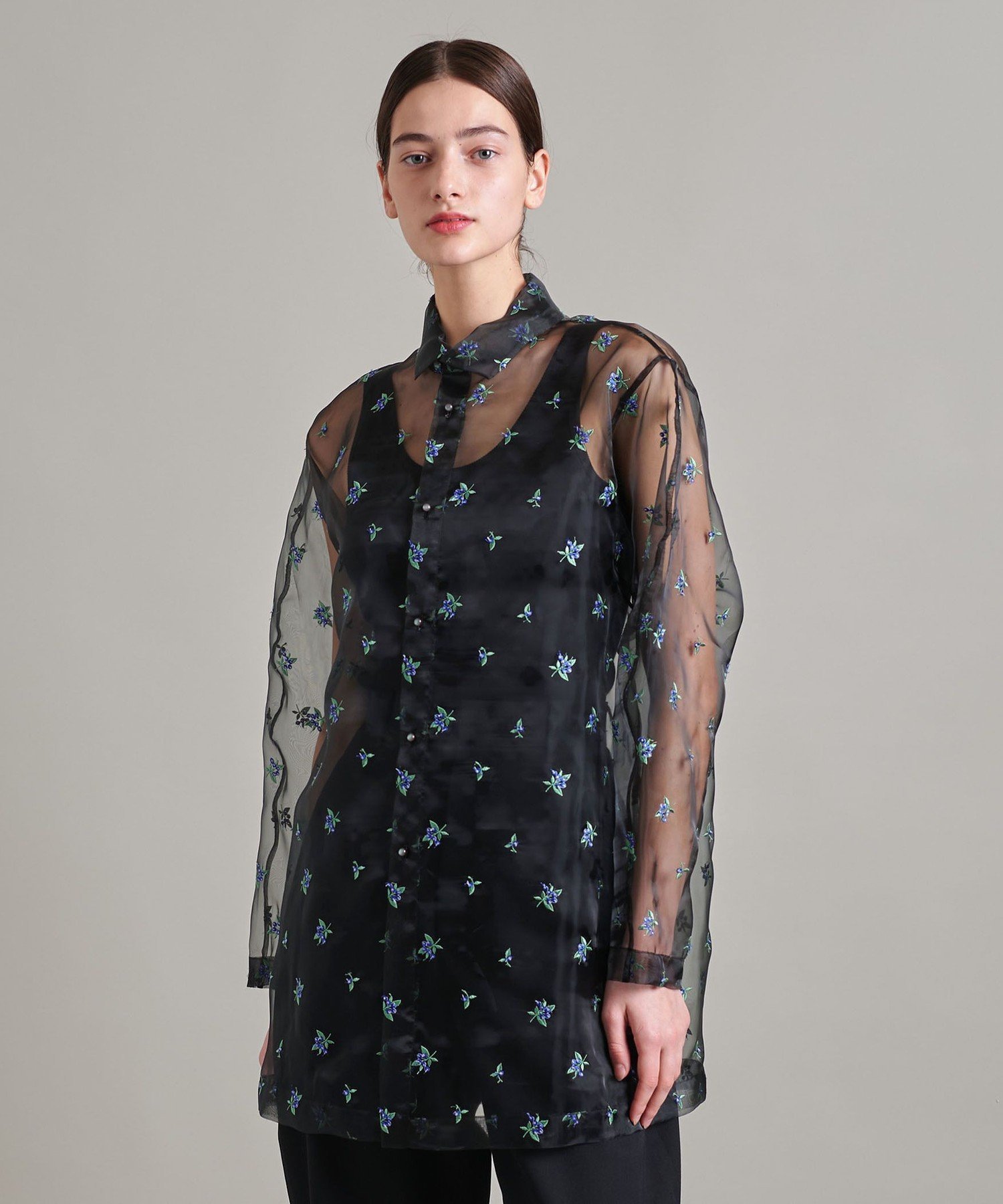 【LOEFF】ブルーベリーエンブロイダリースカート セール】＜LOEFF＞ブルーベリー エンブロイダリー スカート