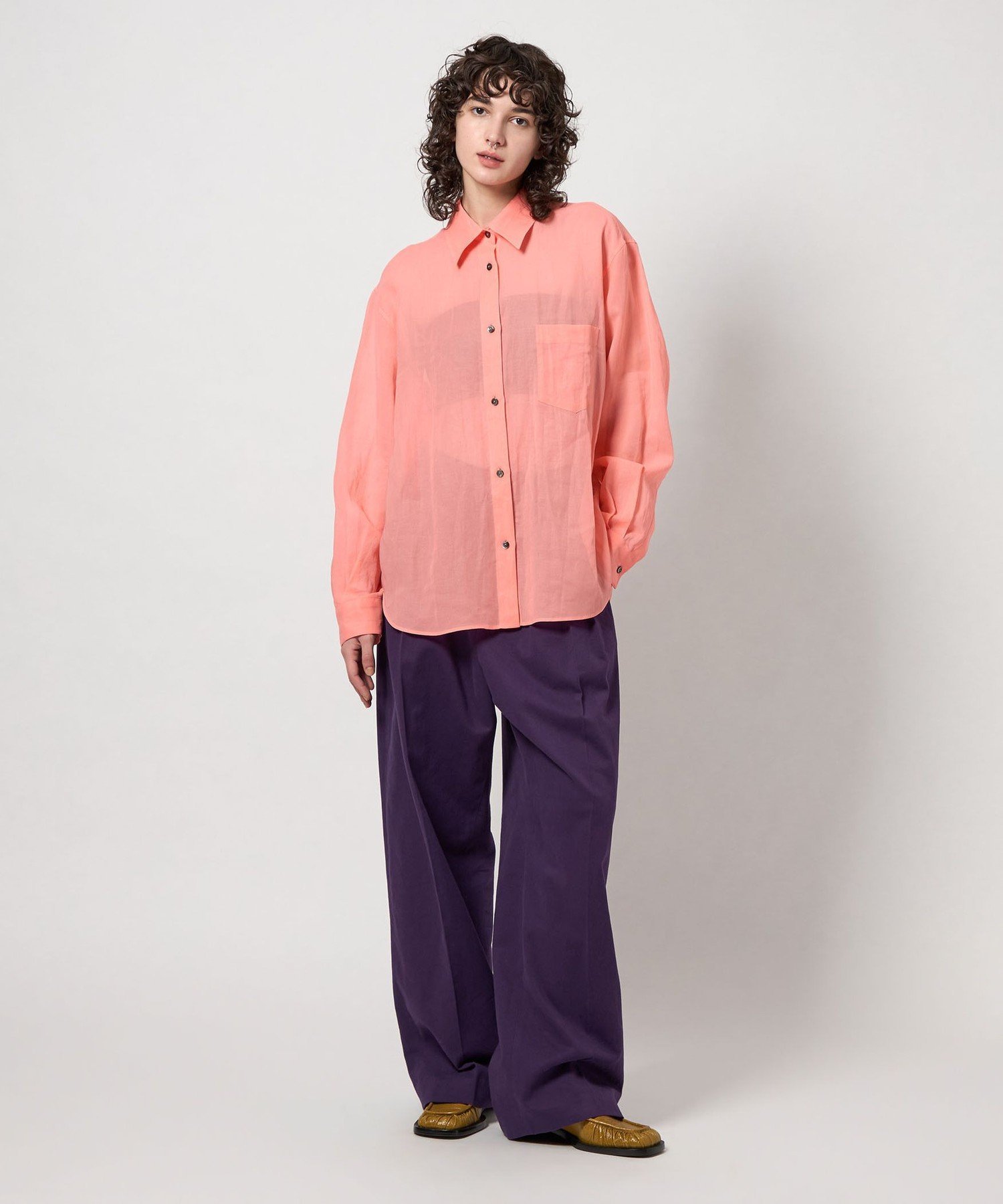 楽天市場】＜6(ROKU)＞DOT PRINT SHIRT/シャツ 6(ROKU