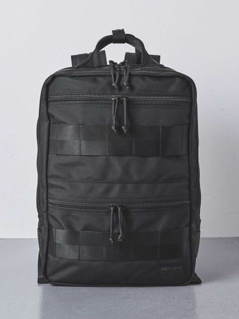 BRIEFING ×UNITED ARROWS 別注スクエアバックパック　黒 BRIEFING リュック 【別注】＜BRIEFING＞スクエア バックパック