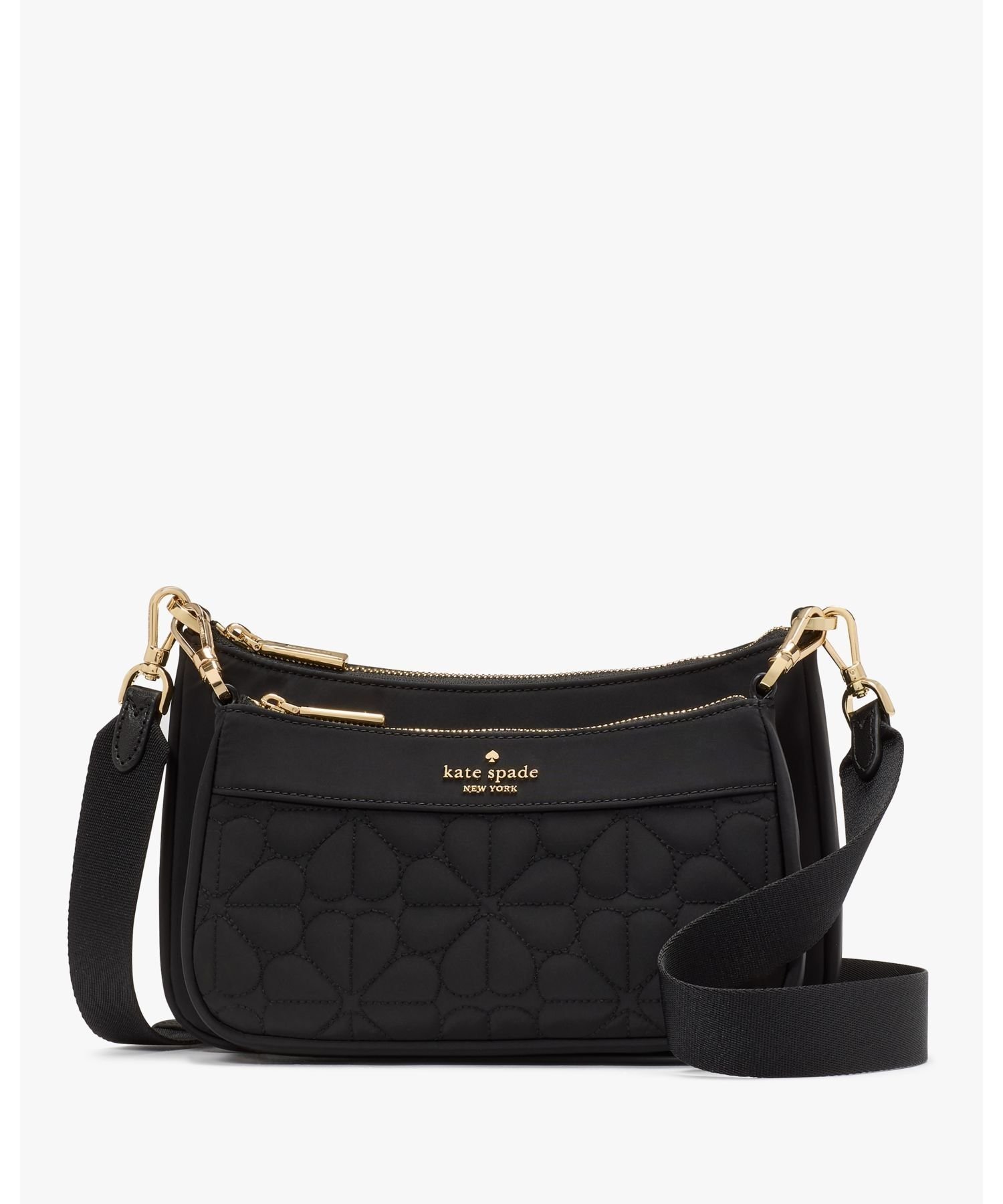 楽天市場】ヌーヴォー デニム スエード ミニ サドル kate spade