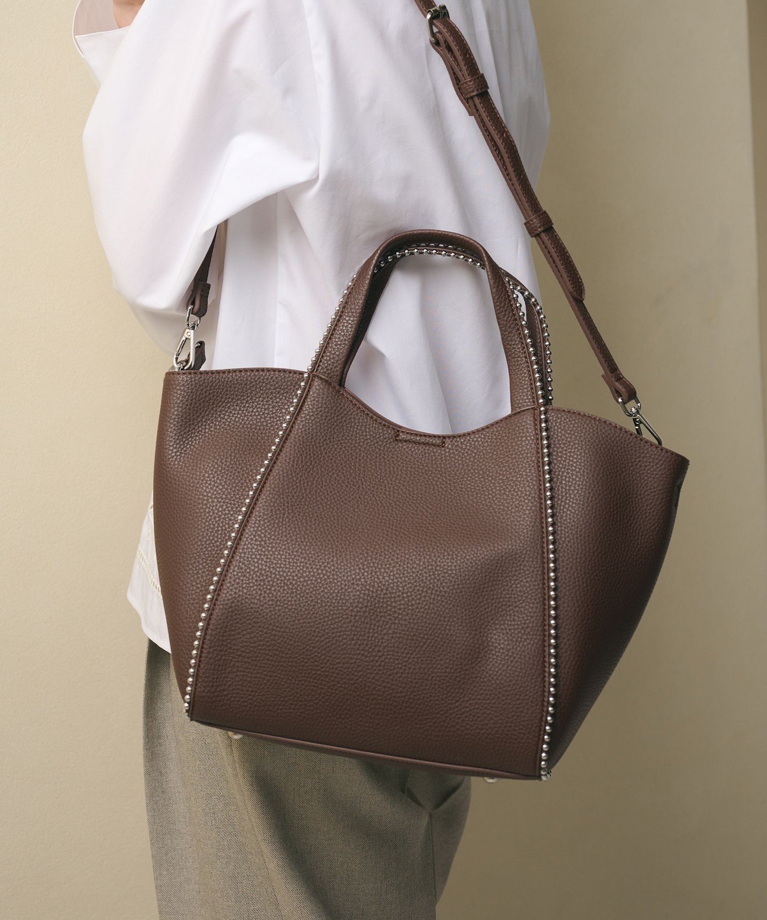 BEAUTY&YOUTH UNITED ARROWS ボールチェーン トートバッグ -2WAY 