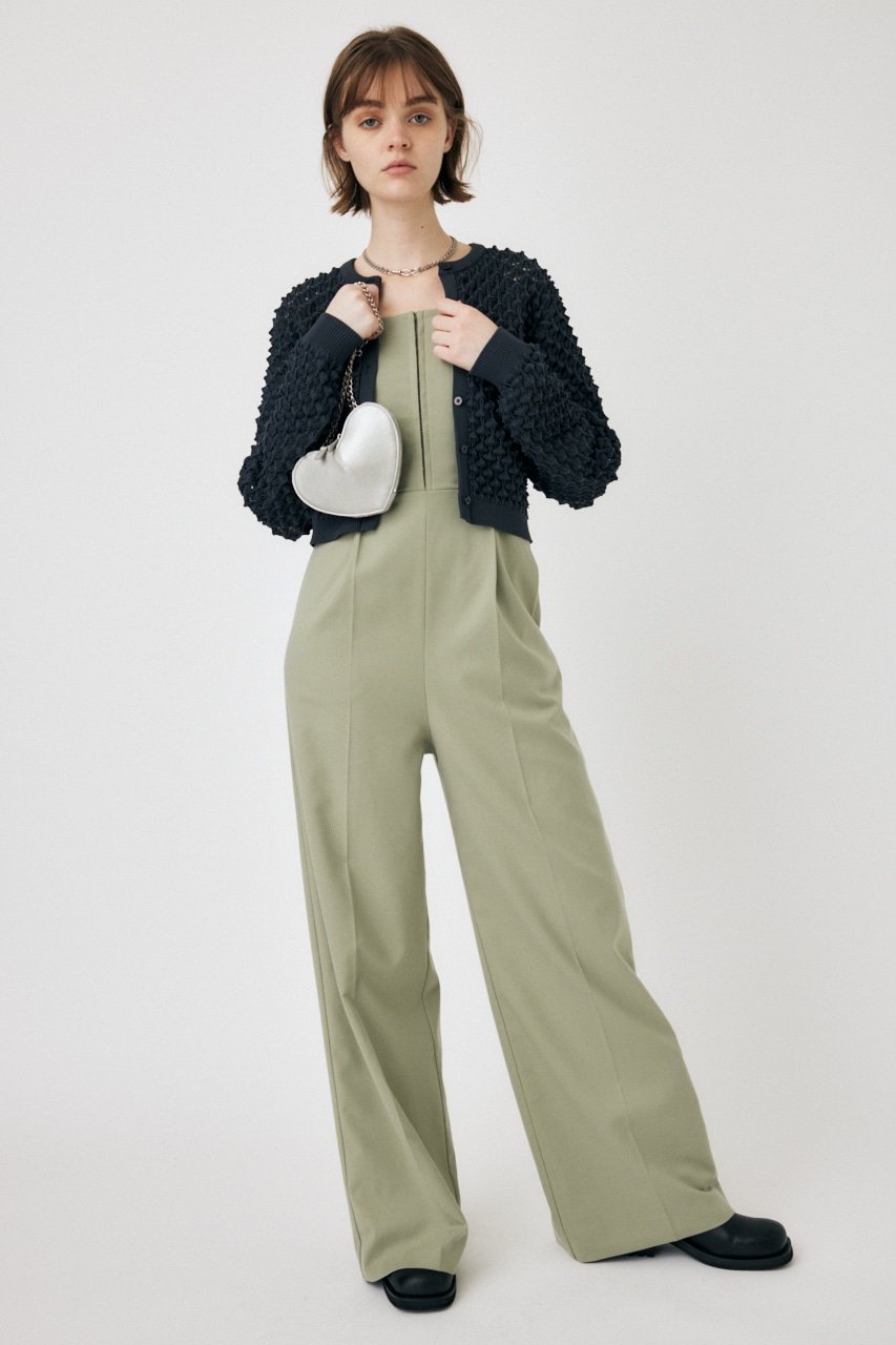 【新品•タグ付き】MOUSSY ギャザー オールインワン オーバーオール 新品•タグ付き】MOUSSY ギャザー オールインワン オーバーオール