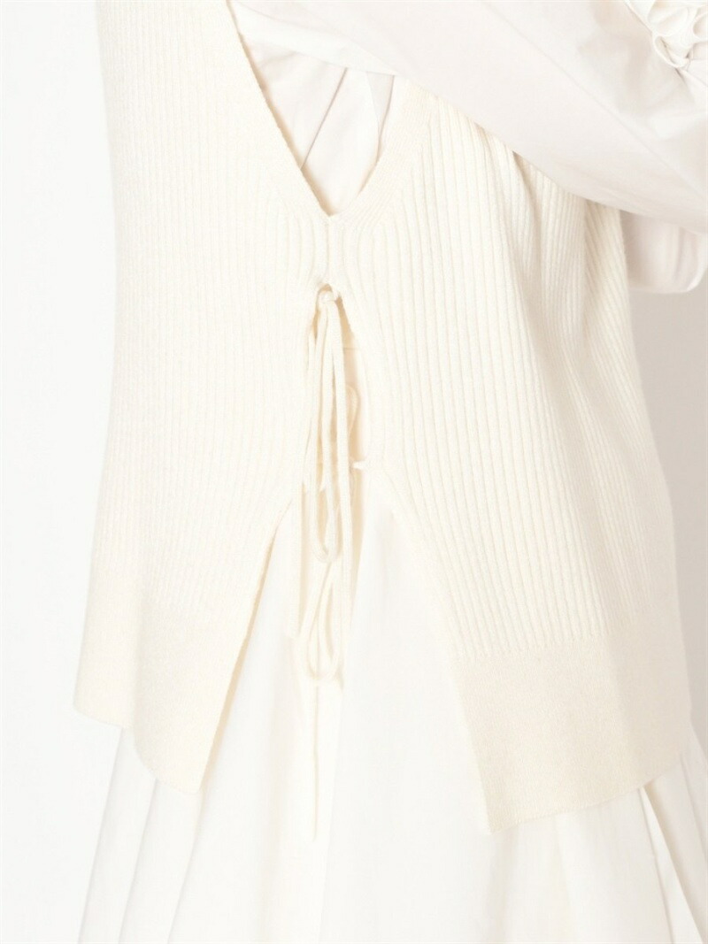 SALE／50%OFF】SNIDEL ニットドッキングパフスリブラウス