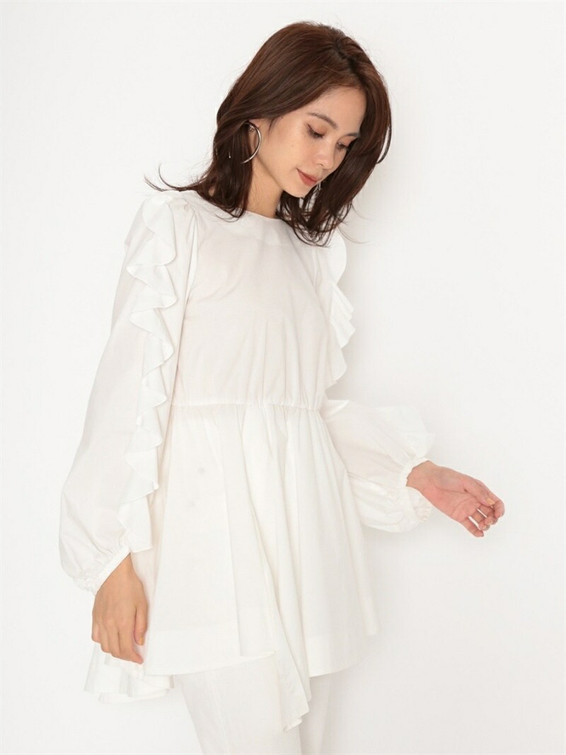 SALE／50%OFF】SNIDEL ニットドッキングパフスリブラウス スナイデル 