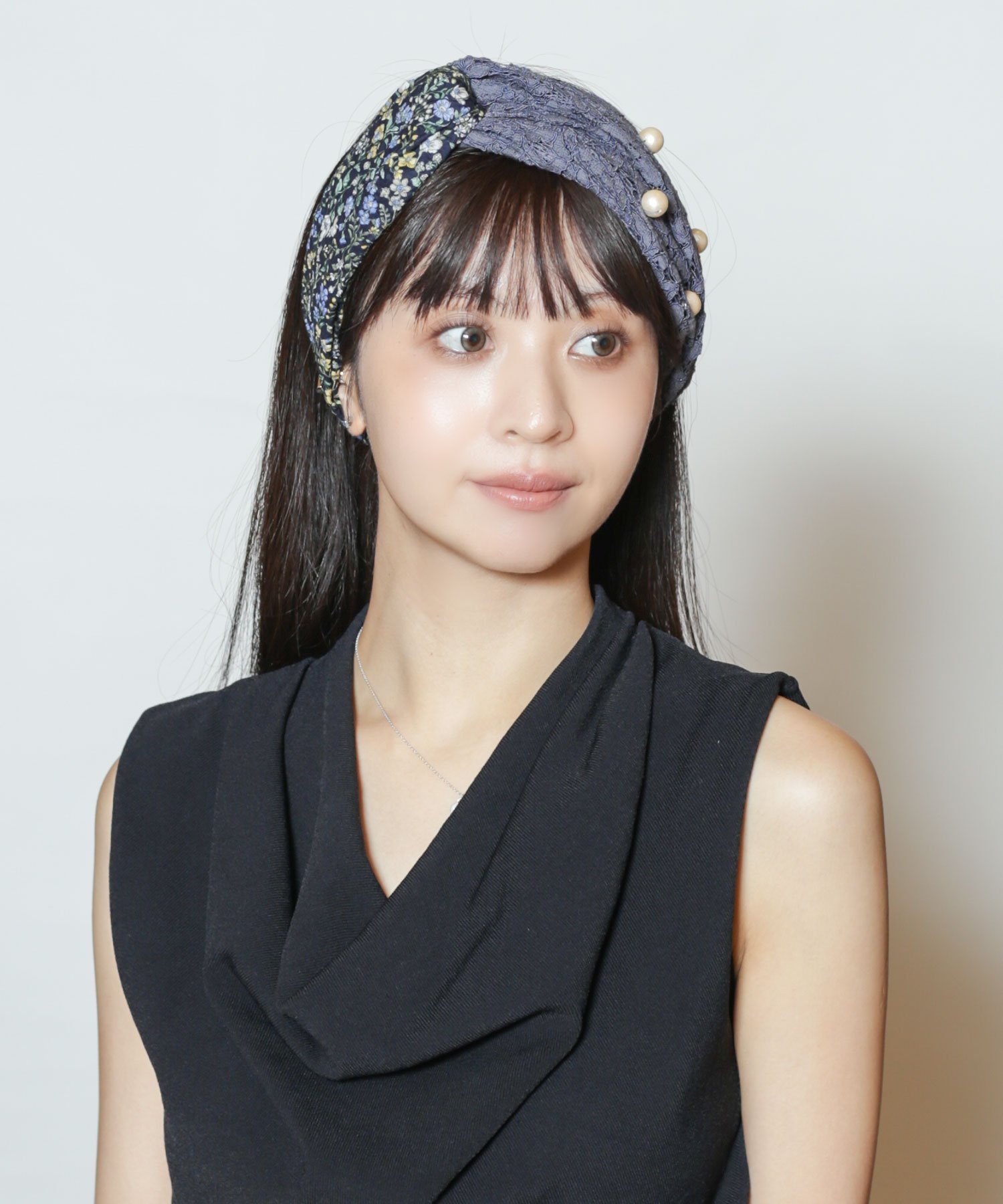 カシラ　CA4LA   ヘアバンド　リボン　レース 楽天市場】【CA4LA カシラ】NATASHA 4 (L.BEIGE)/ 付けやすい