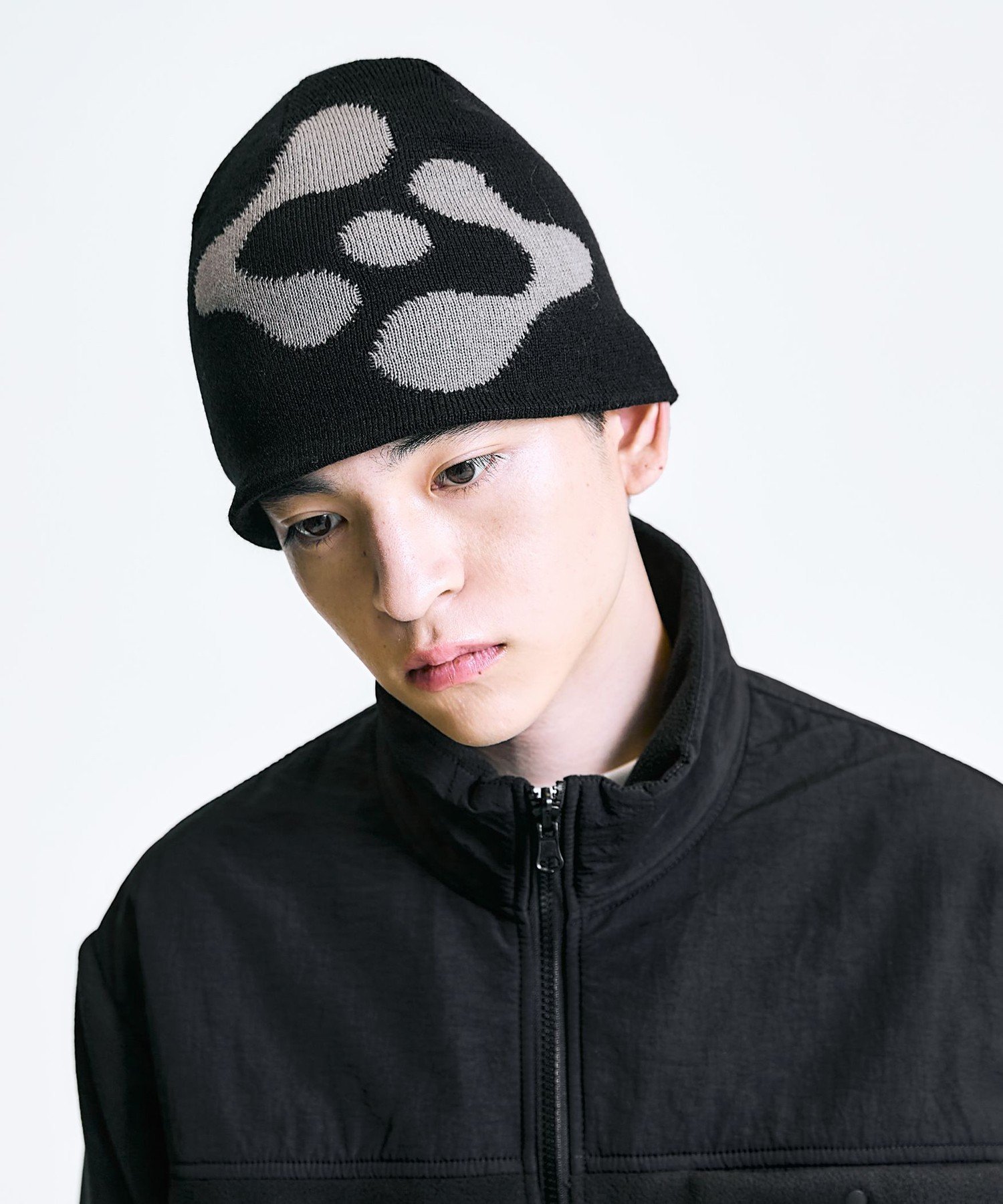 RAF SIMONS ツギハギデザイン ニット帽 fit=scale-down,w=1200