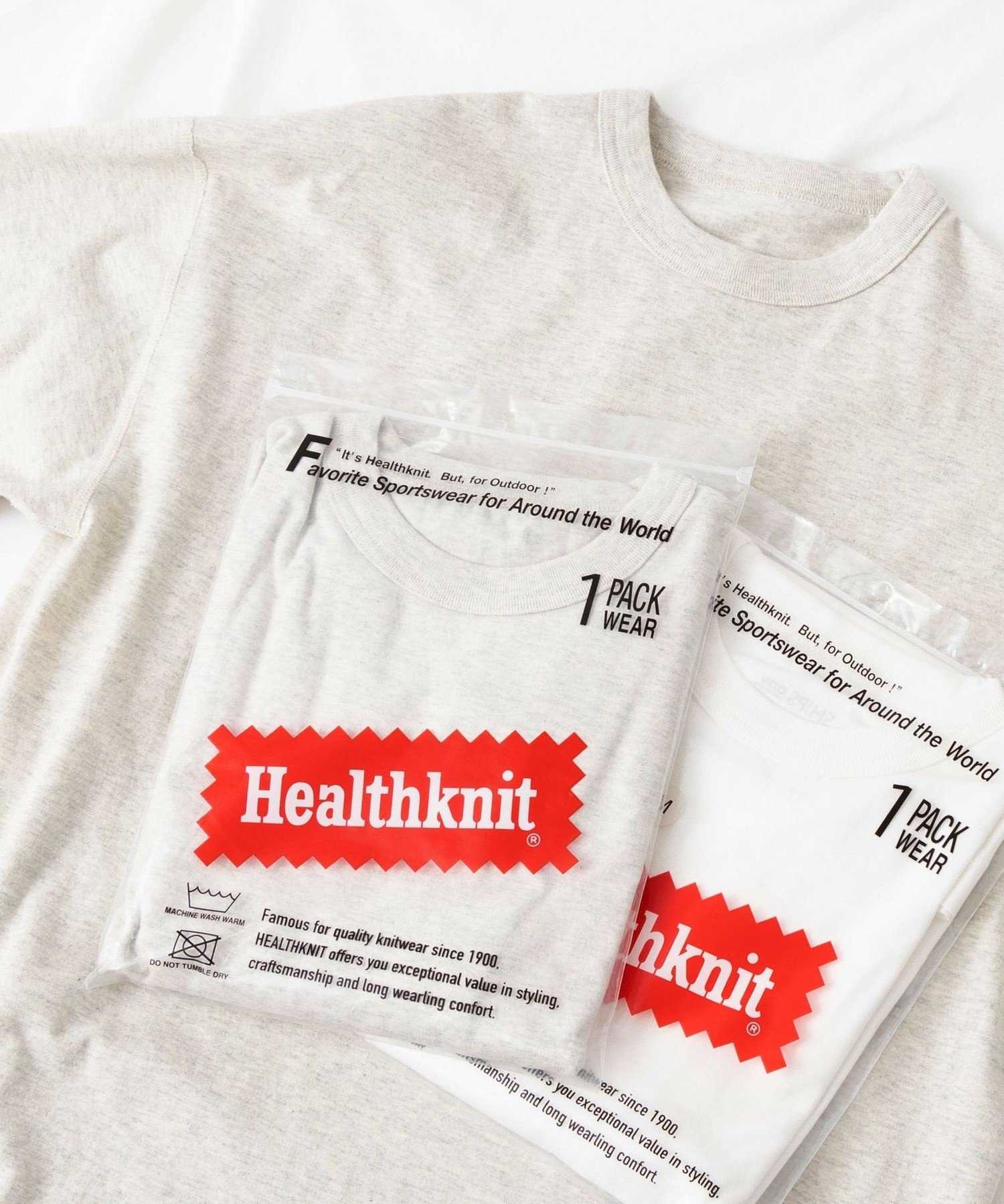 Healthknit　Made In Japan 1-Pack T-Shirts セール】 Healthknit Made In Japan 1-Pack T-Shirts （Tシャツ