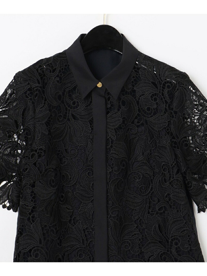 SALE／60%OFF】GRACE CONTINENTAL タフタ切替レースブラウス グレース
