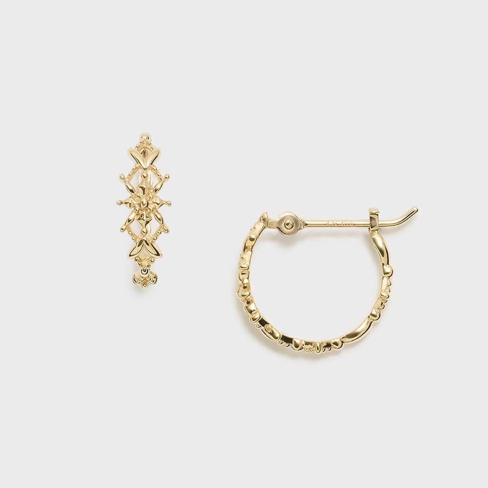 楽天市場】K5・K10フープピアス NOJESS ノジェス アクセサリー