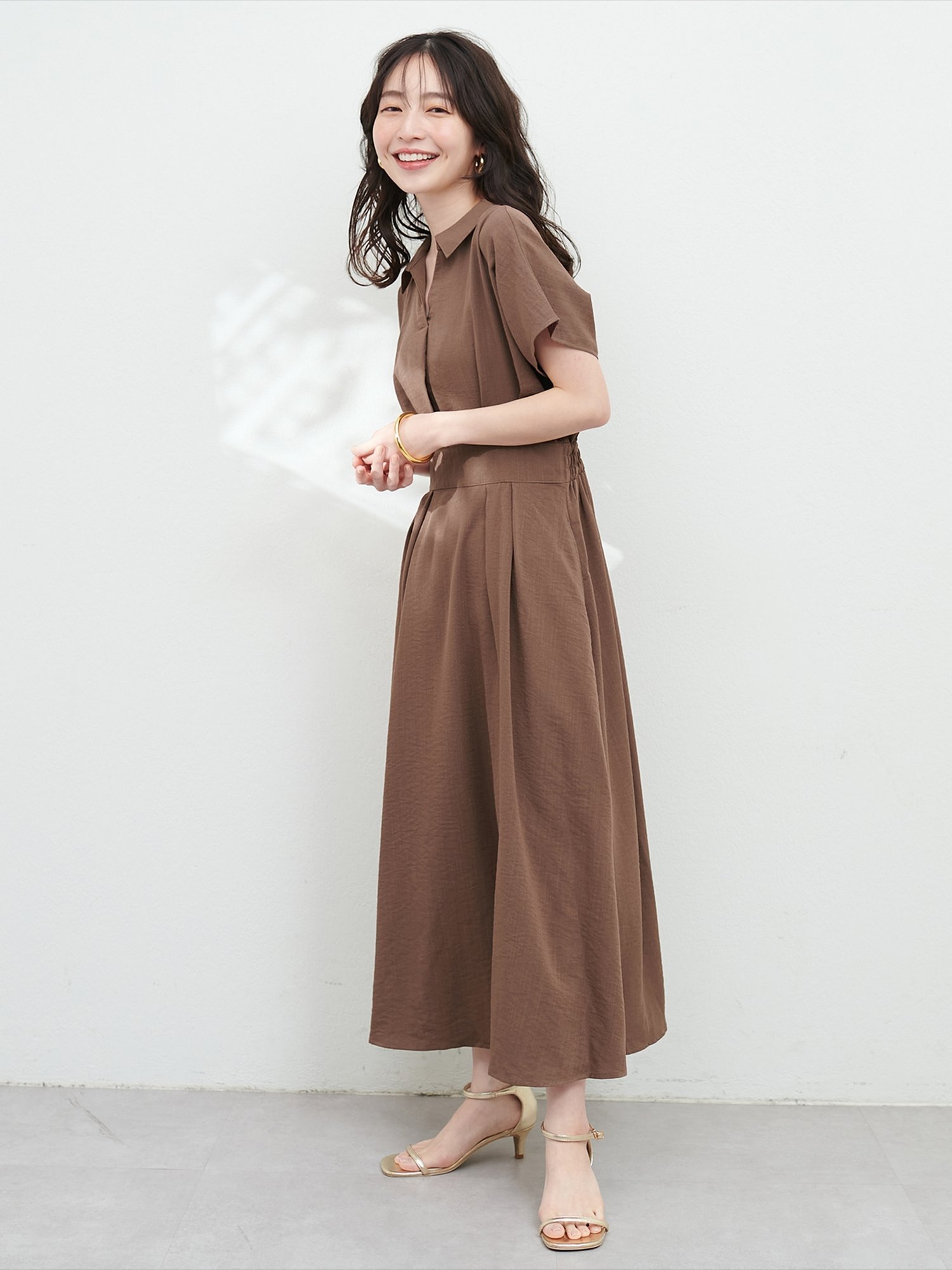 特別価格 826 ジョーゼット素材❤チュニック大きいサイズ