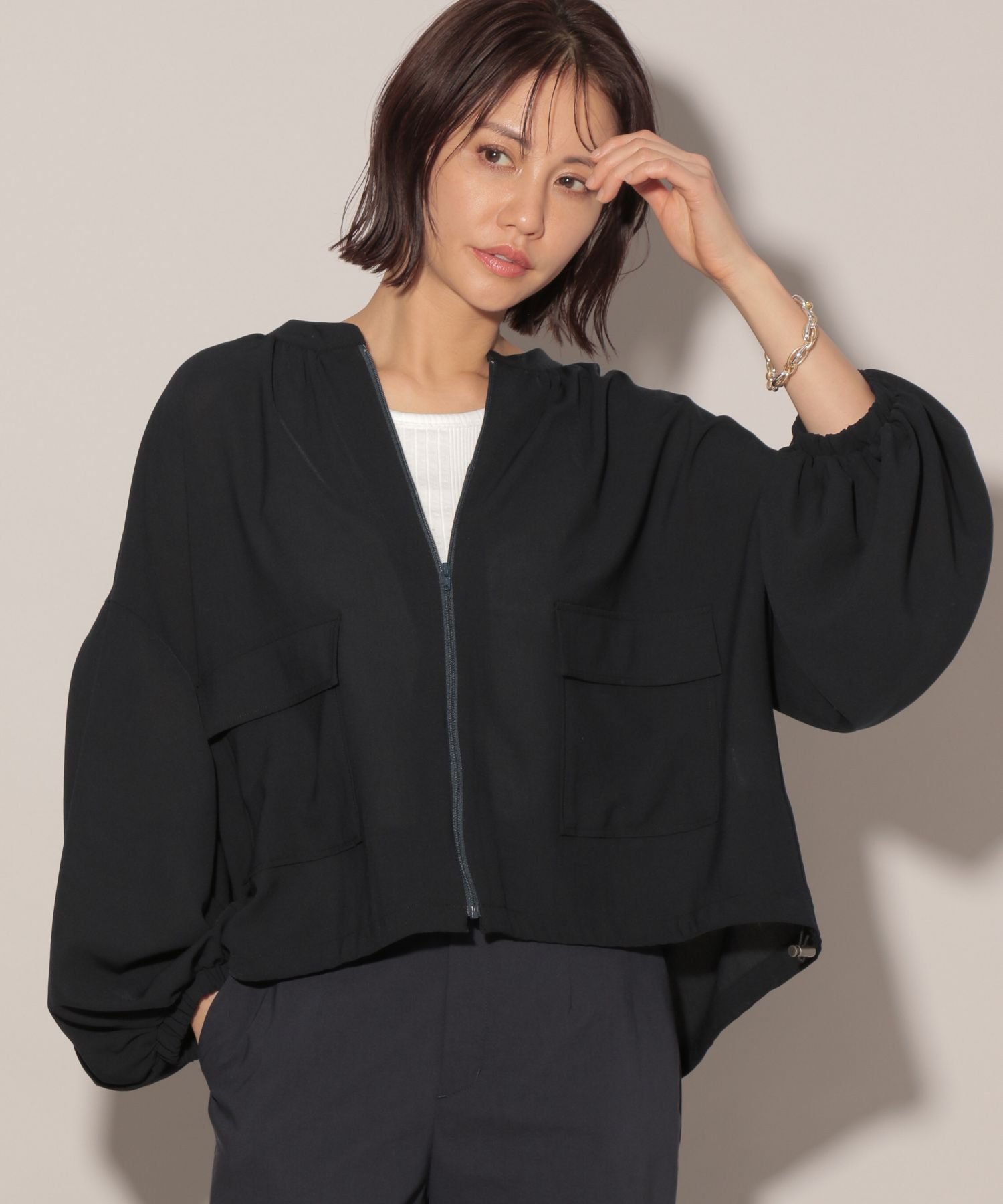SALE／20%OFF】BARNYARDSTORM ポプリンライトブルゾン バンヤード 