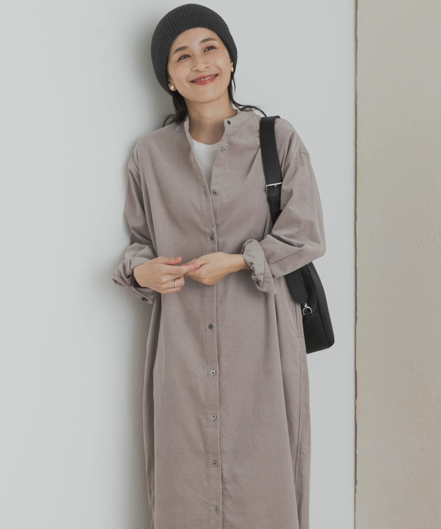 cen.made in Japan/2WAYフーディーシャツブルゾン