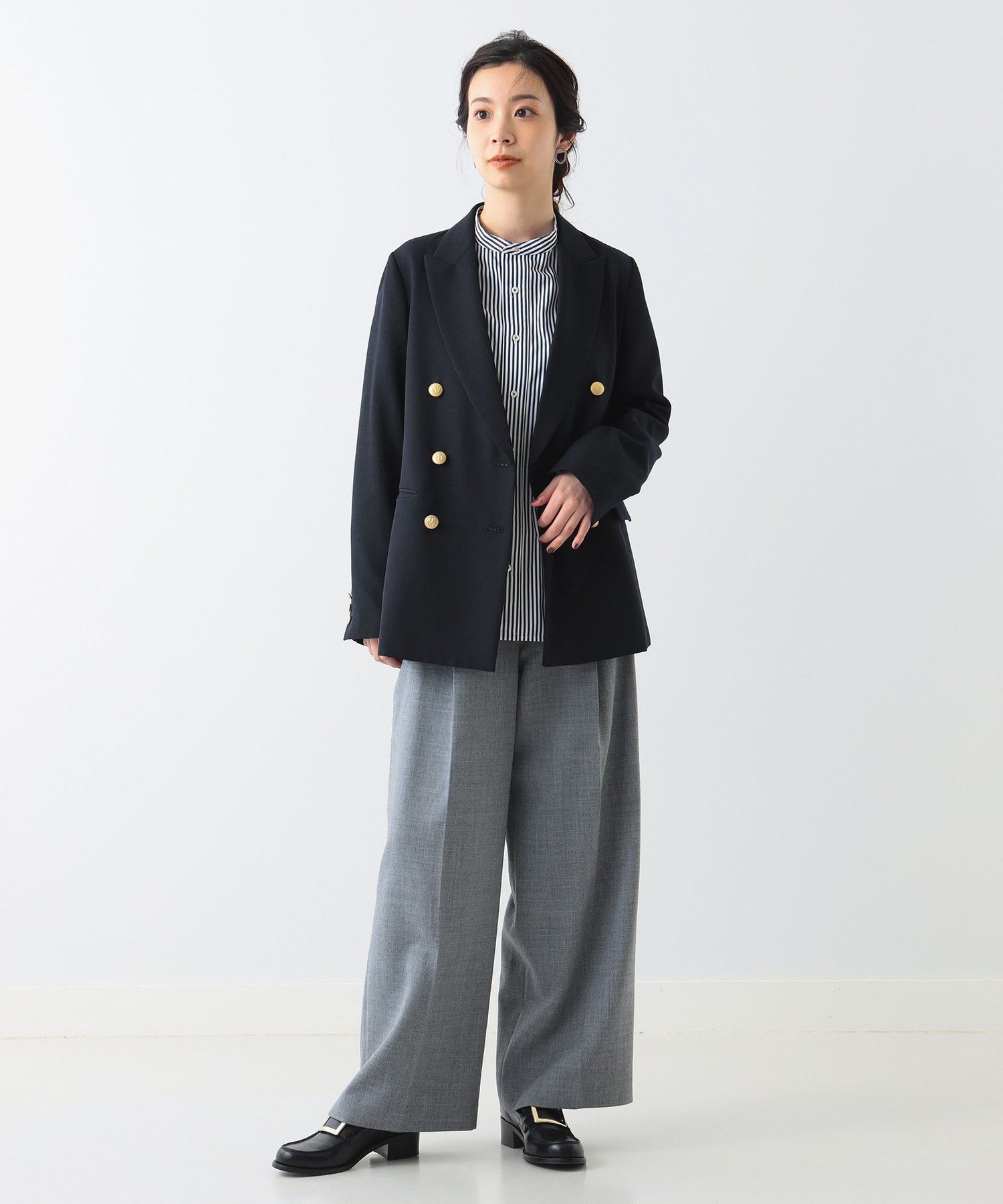 Demi-Luxe BEAMS Demi-Luxe BEAMS / ドライギャバジン 6ボタン ダブル 