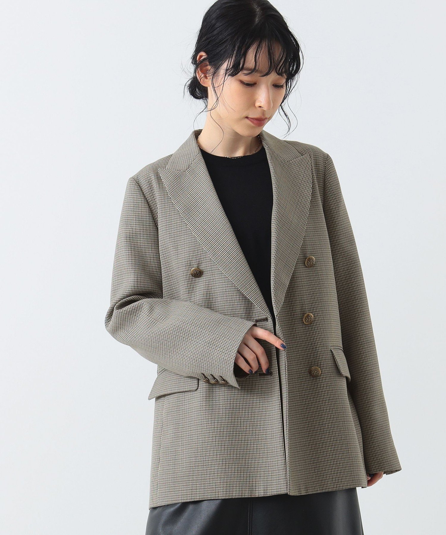 Demi-Luxe BEAMS Demi-Luxe BEAMS / ドライギャバジン 6ボタン ダブル 