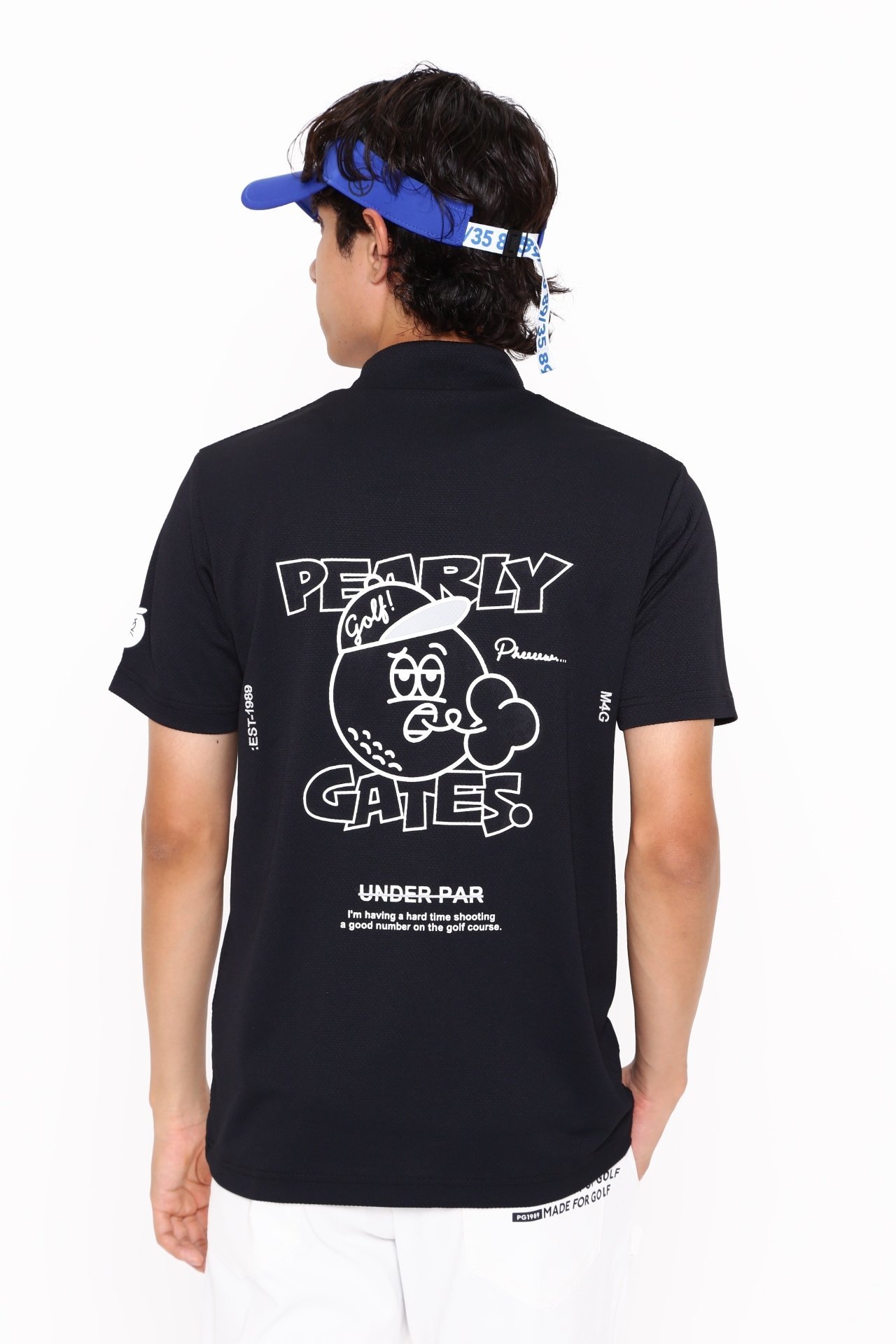 楽天市場】PEARLY GATES Nyストライプ2WAY半袖モックネック