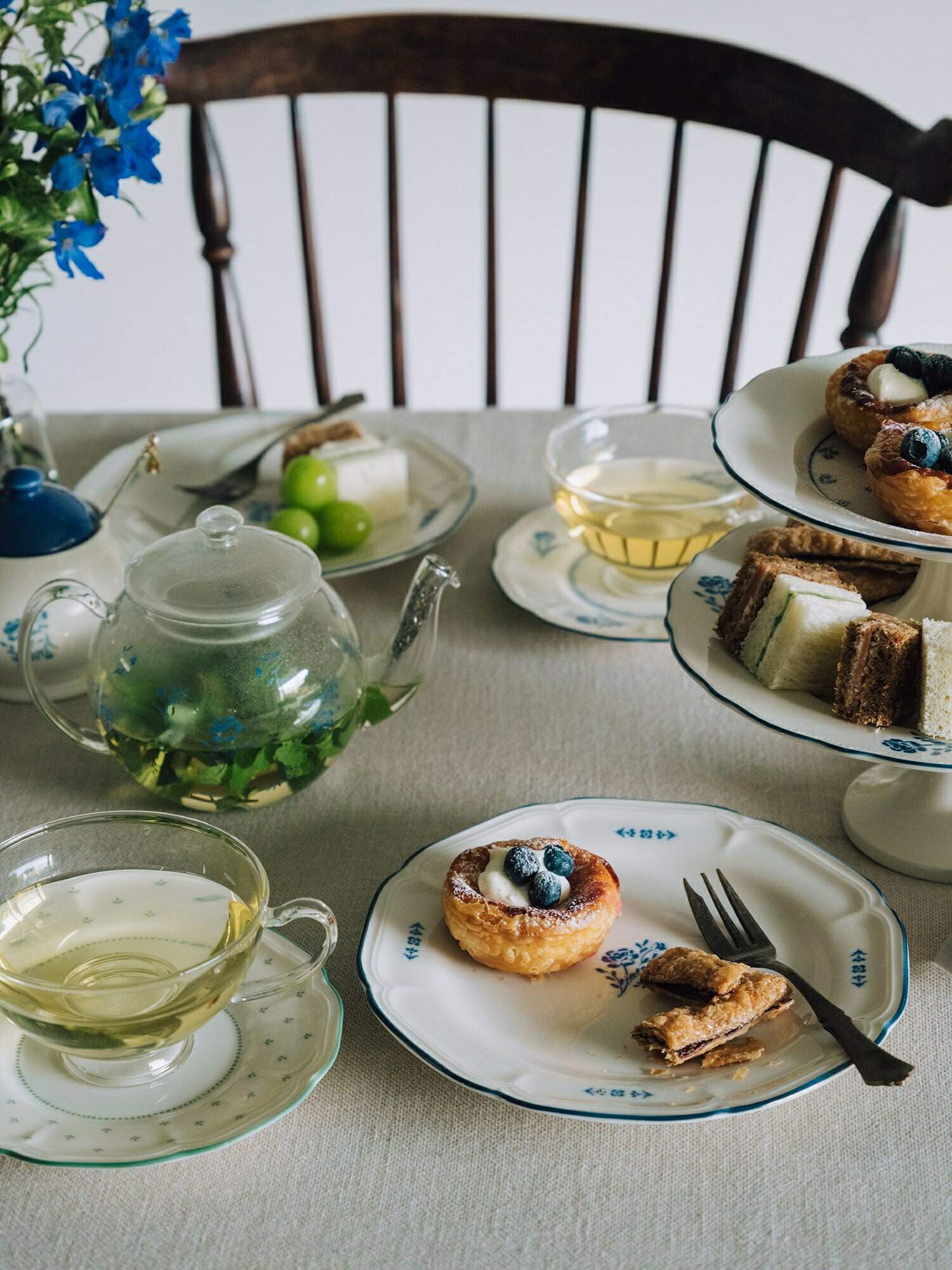 Afternoon Tea LIVING モンレーヴプレートM アフタヌーンティー・リビング 食器・調理器具・キッチン用品  その他の食器・調理器具・キッチン用品 ブルー グリーン