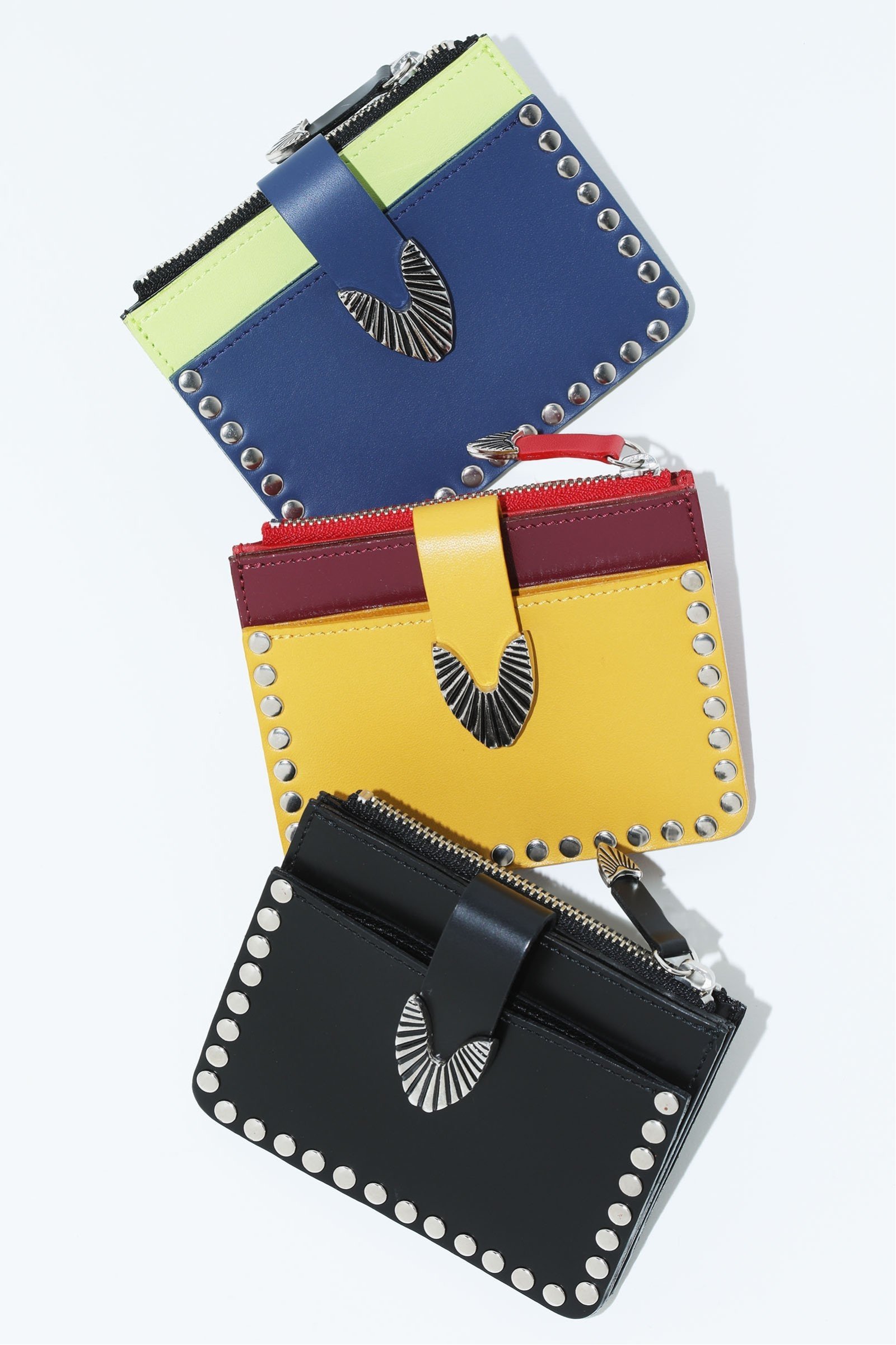 TOGA ARCHIVES Leather wallet studs トーガ 財布・ポーチ・ケース 