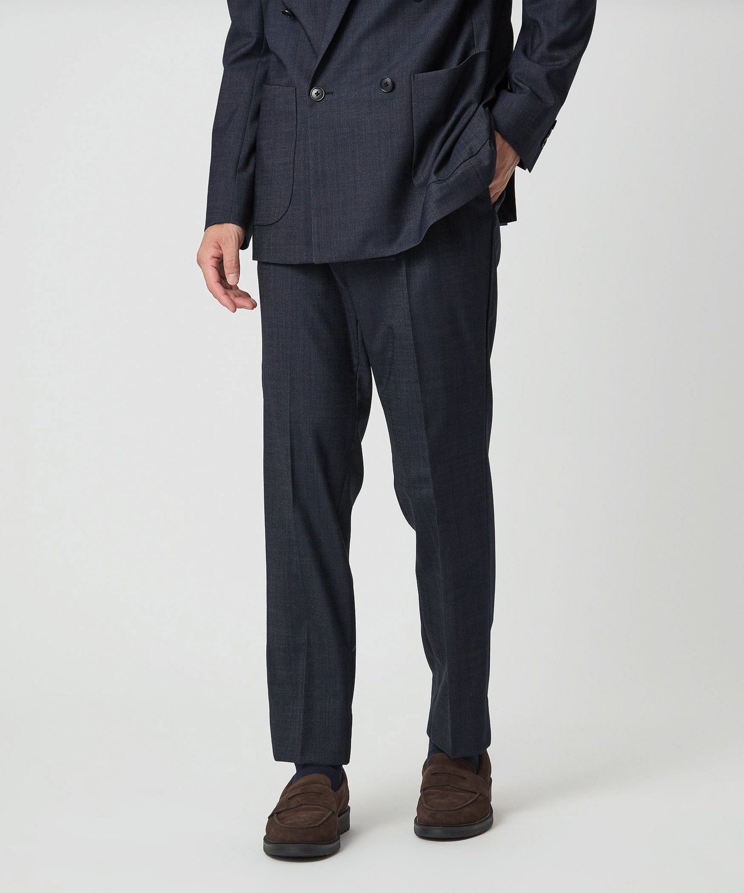 楽天市場】【SALE／70%OFF】ツイル デニムライク 2プリーツ スラックス