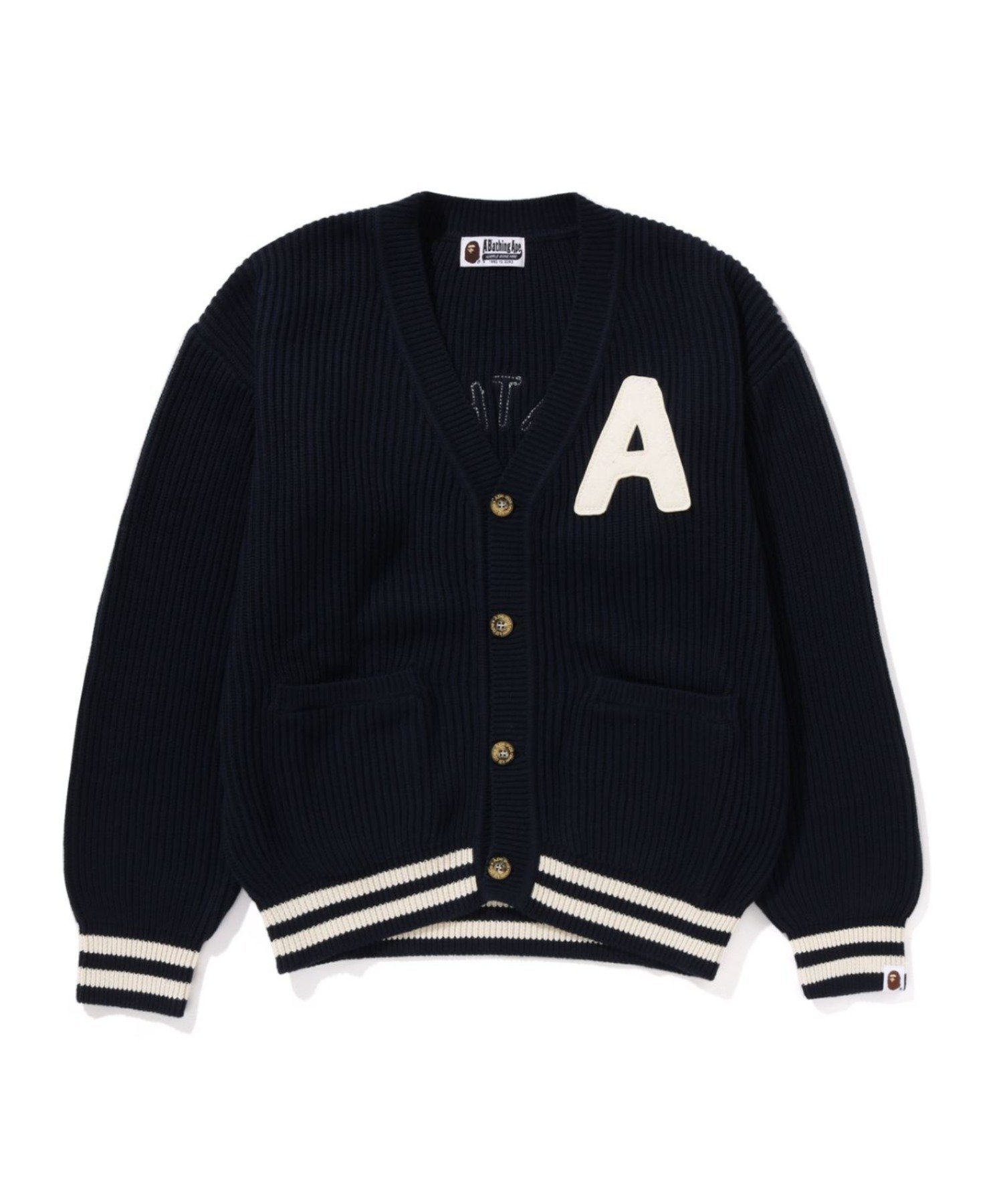 a bathing ape ボタン　エイプ 楽天市場】A BATHING APE APE FACE KNIT M ア ベイシング エイプ