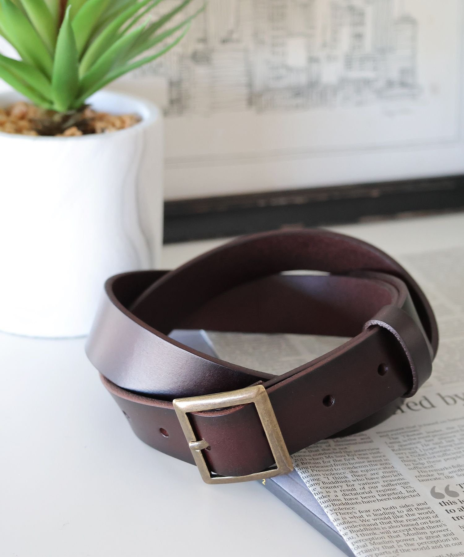 楽天市場】オリジナルレザー太ベルト niko and  ニコアンド