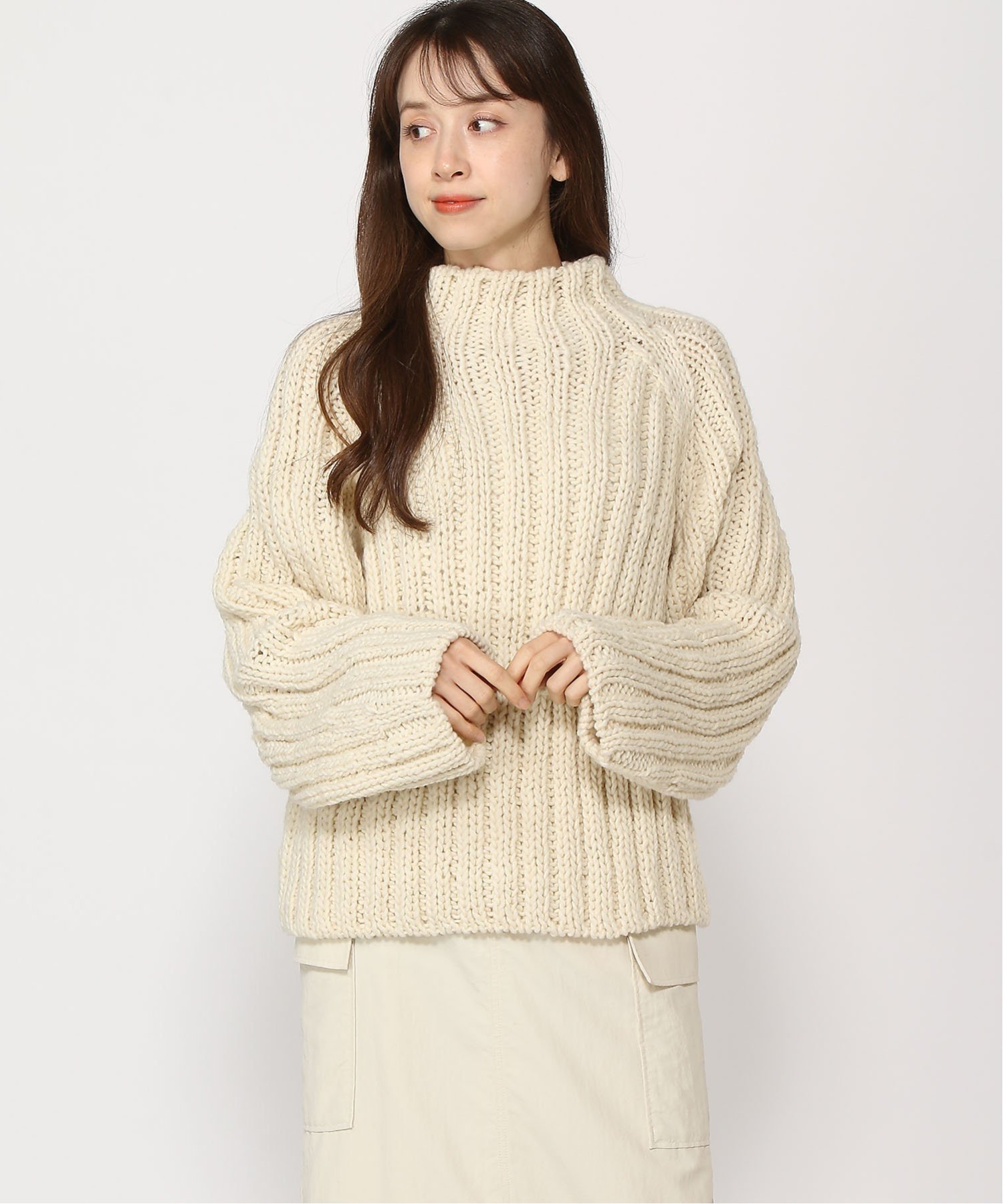 CASA FLINE 完売品 ケーブルニットハンドトップス カーサフライン  