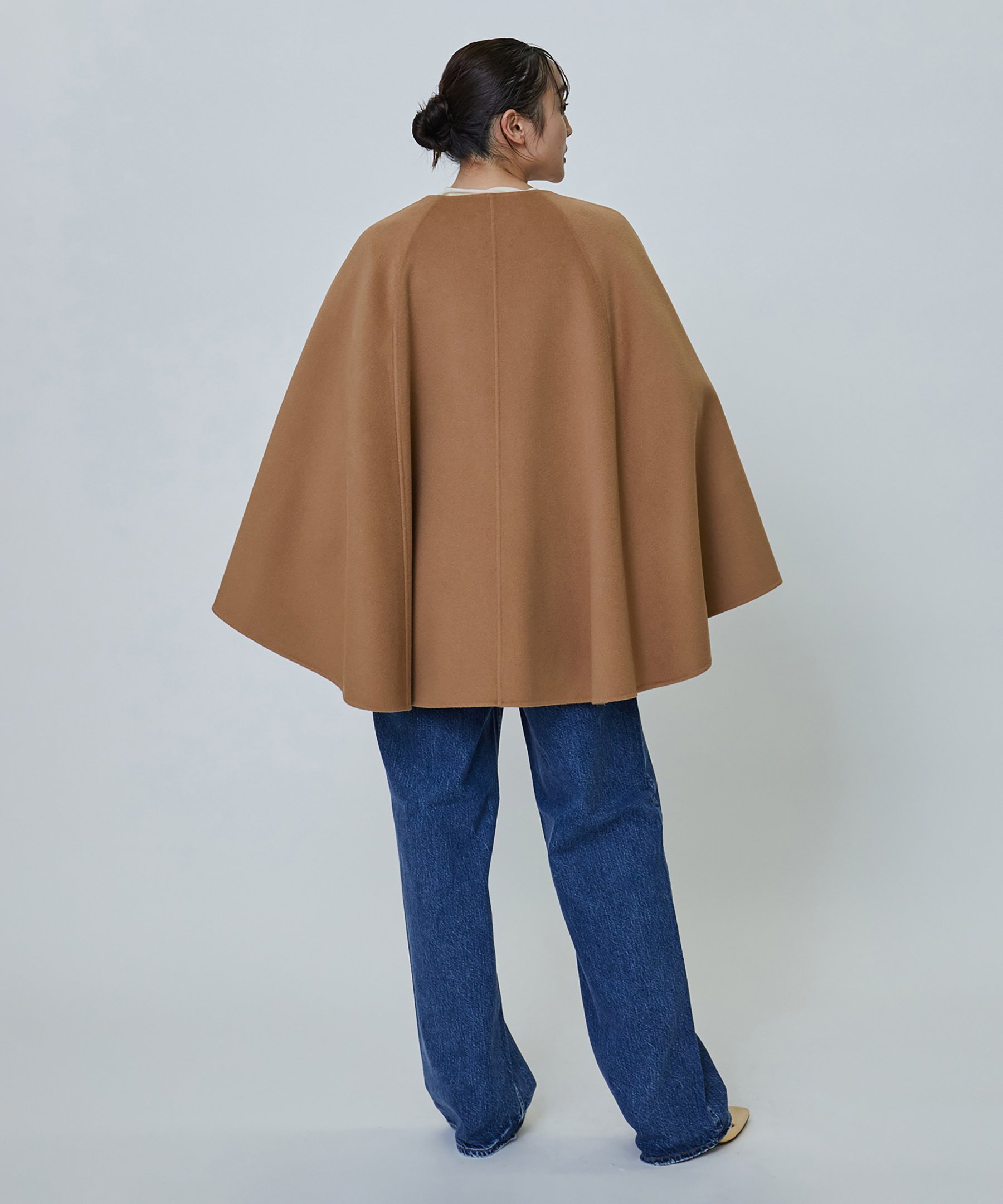 SALE／50%OFF】1er Arrondissement ダブルビーバーケープコート 