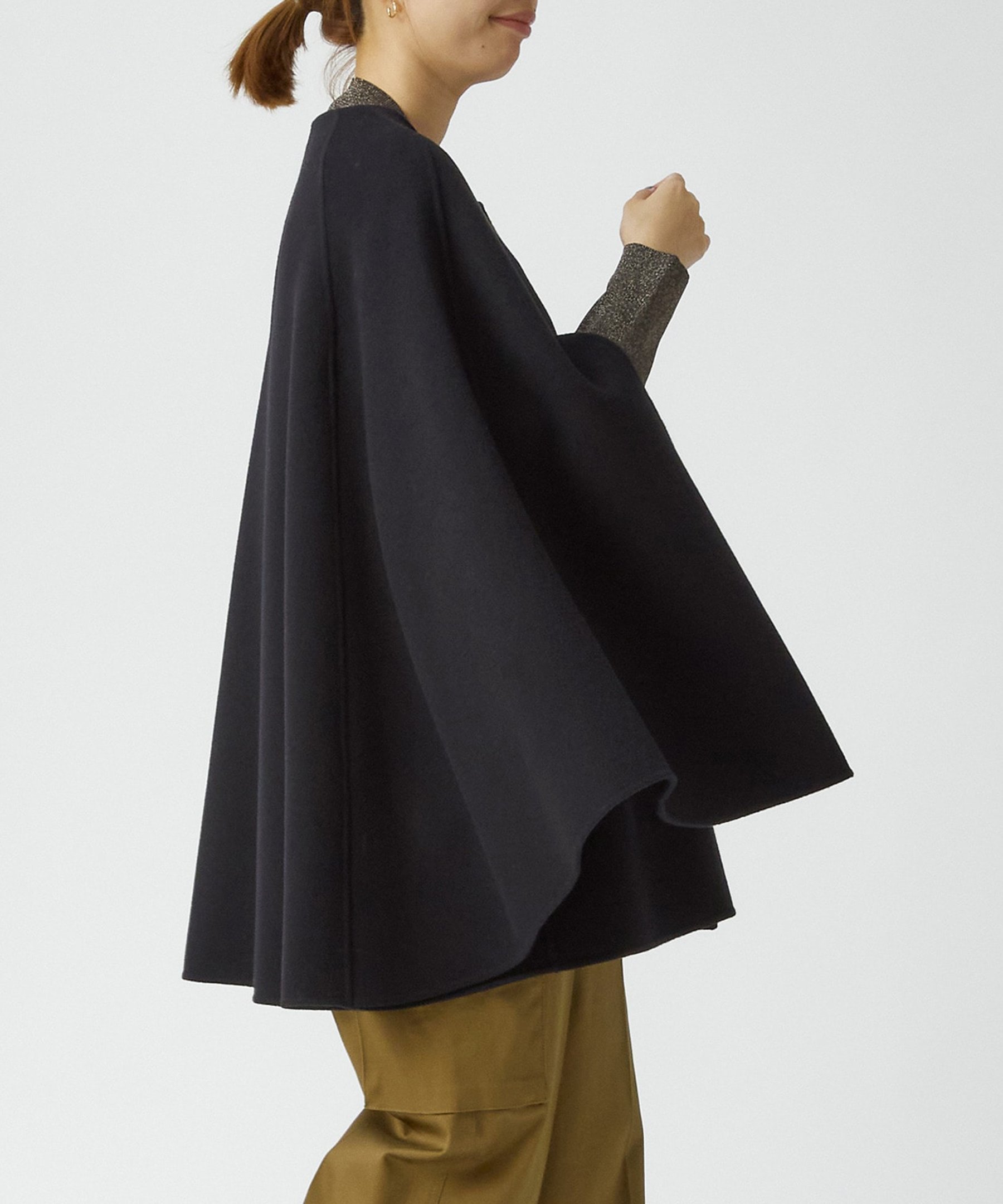 SALE／50%OFF】1er Arrondissement ダブルビーバーケープコート