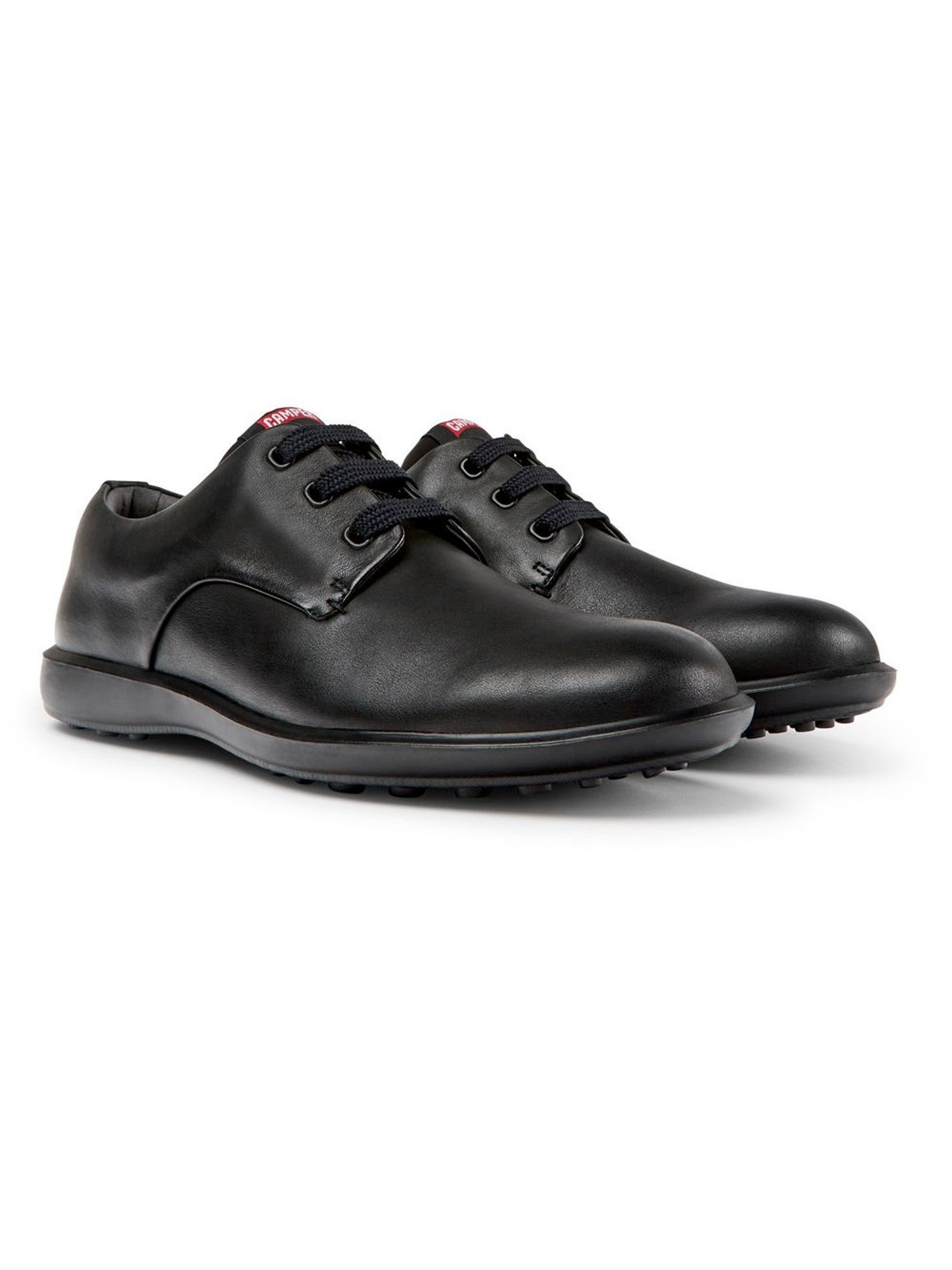 美品　カンペール　CAMPER　ピクス　PIX　スニーカー　レースアップ　42 極美品 CAMPER カンペール PIX レザースニーカー 軽量 黒 本革