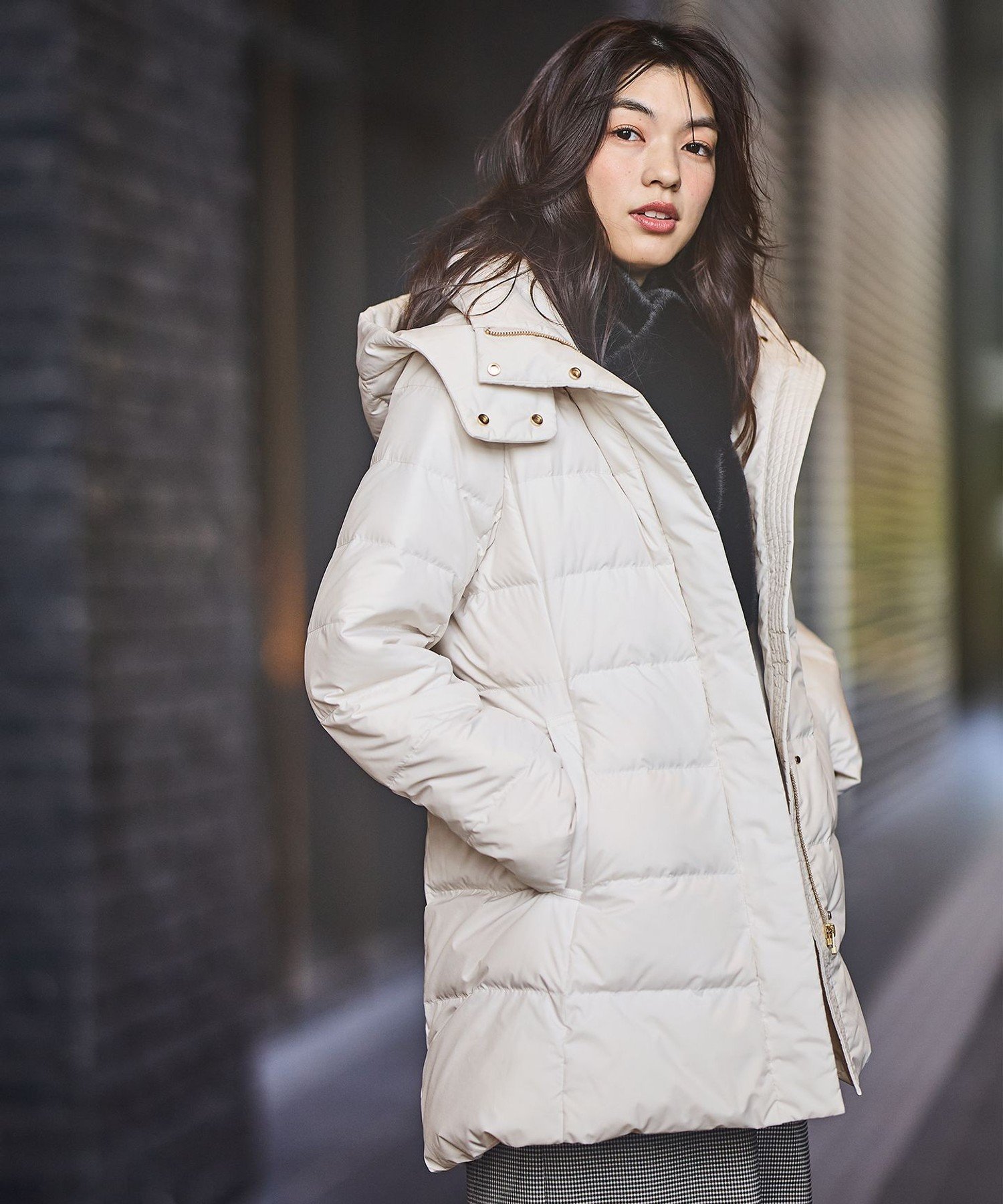 楽天市場】【フード取り外し可能】楽映えリッチロング丈ダウン／エニィ