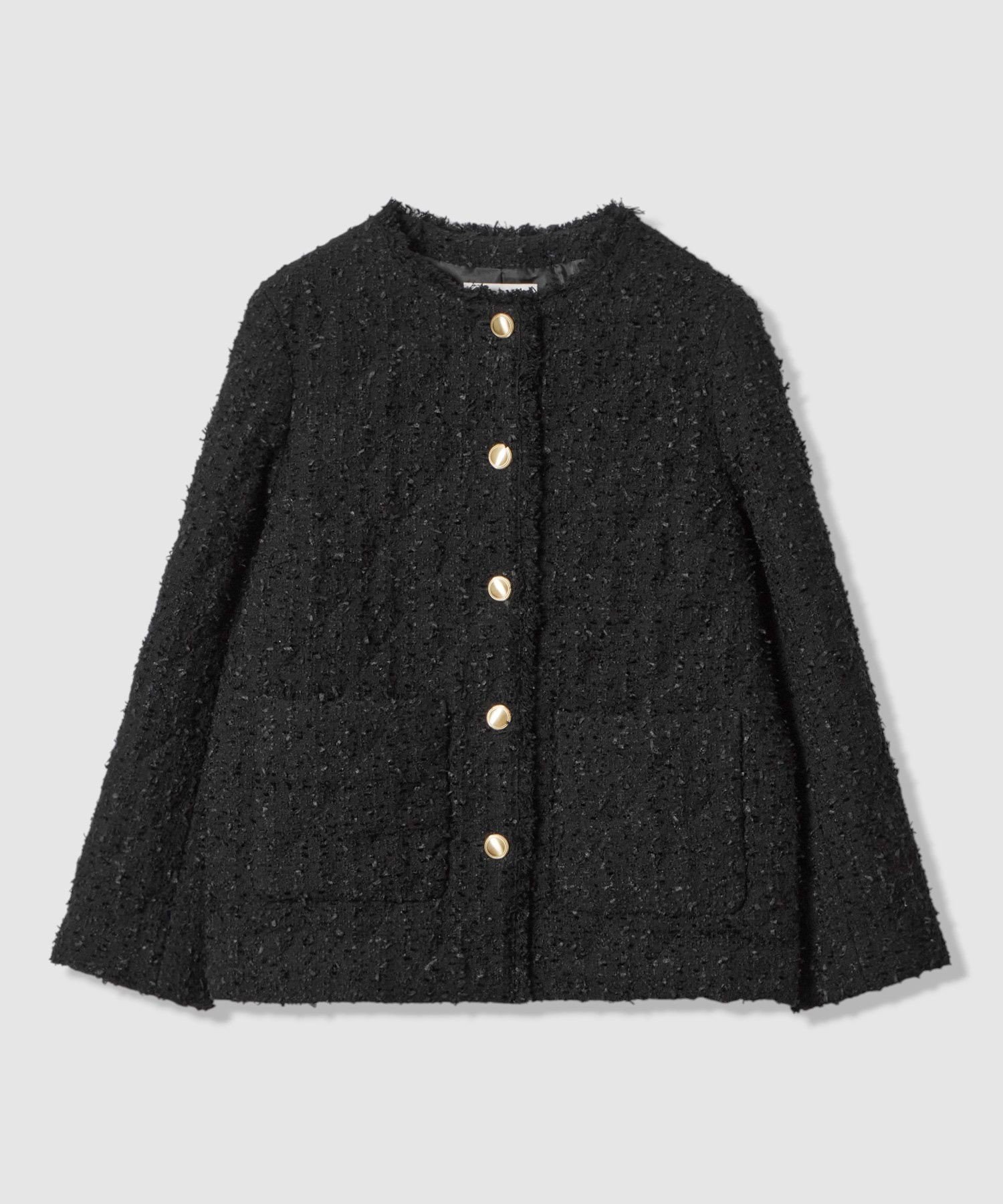 【SALE/40%OFF】ANAYI フラッグツイードキルティングコート アナイ ジャケット・アウター その他のジャケット・アウター ブラック ホワイト【送料無料】