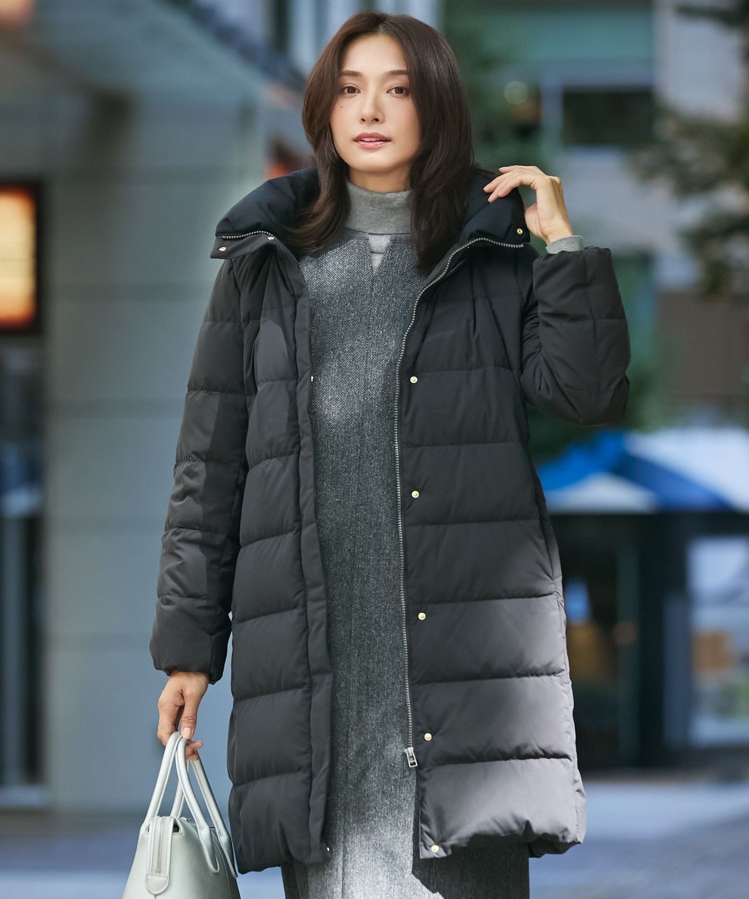 楽天市場】【SALE／30%OFF】ブラッシュドマルチポリ ロング ダウン