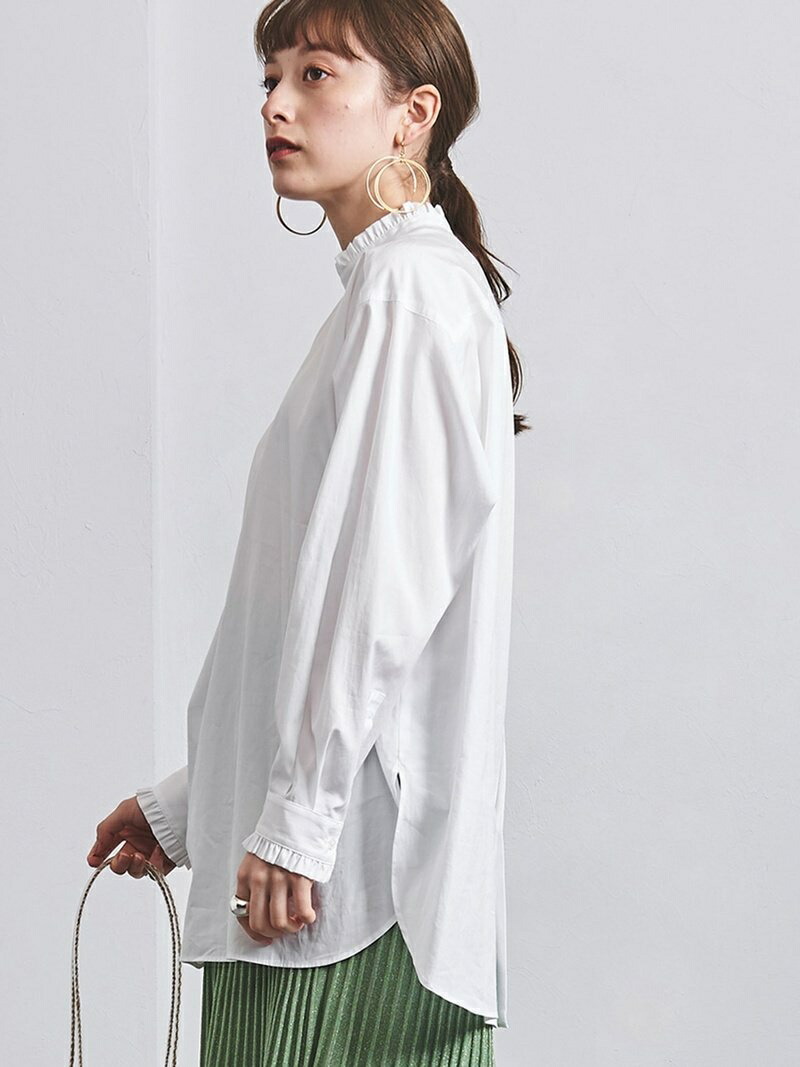 UNITED ARROWS UWSC スタンドフリル ブラウス 21SS† ユナイテッド 