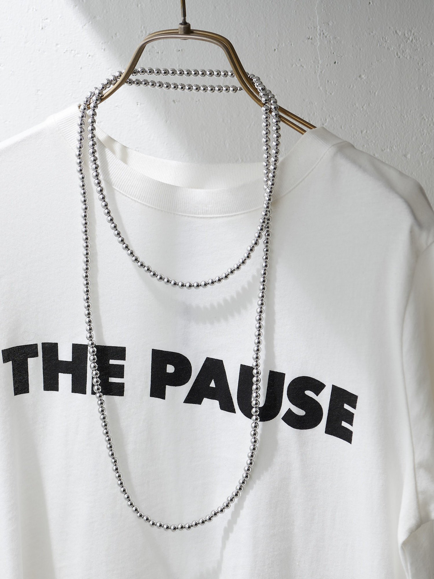 Whim Gazette 【THE PAUSE】メタルボールロングネックレス ウィム 
