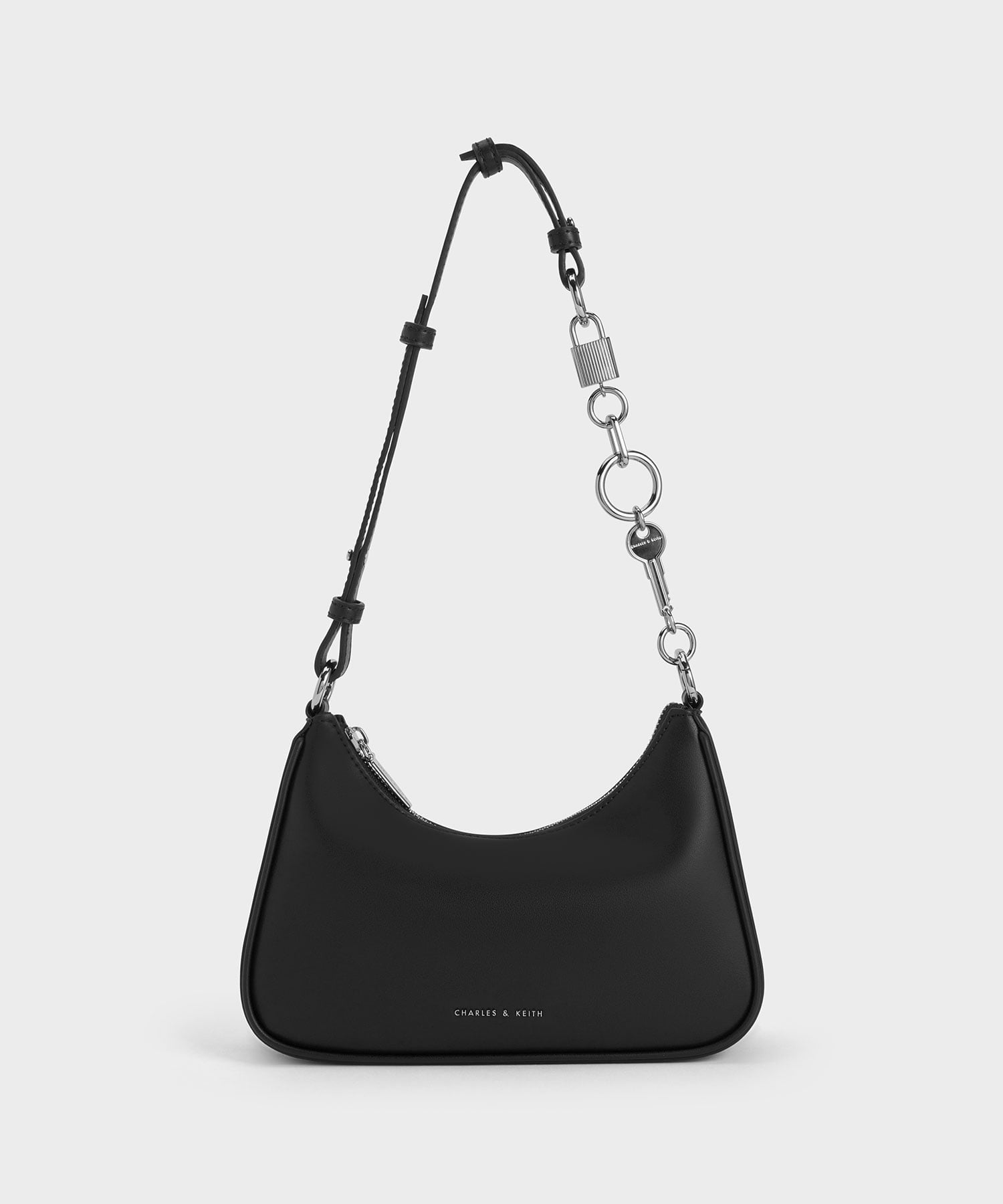 CHARLES & KEITH 2way バック 楽天市場】チャールズ&キース 2WAYハンドバッグ ダブルチェーン