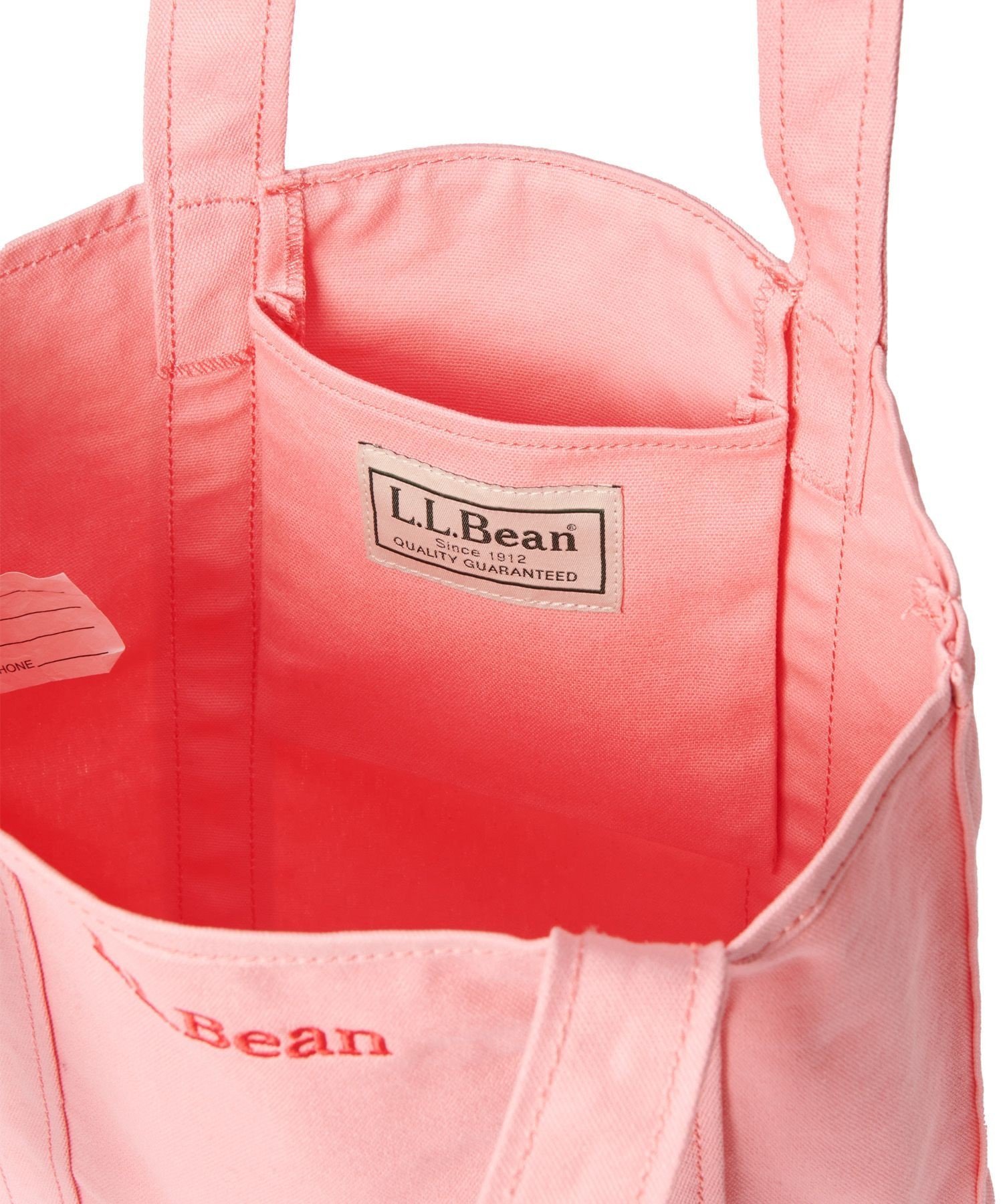 LLBean ボンジョーレコード限定 レコードトートバッグ ペールピンク L.L.Bean/エル・エル・ビーン】 record tote bag for bonjor
