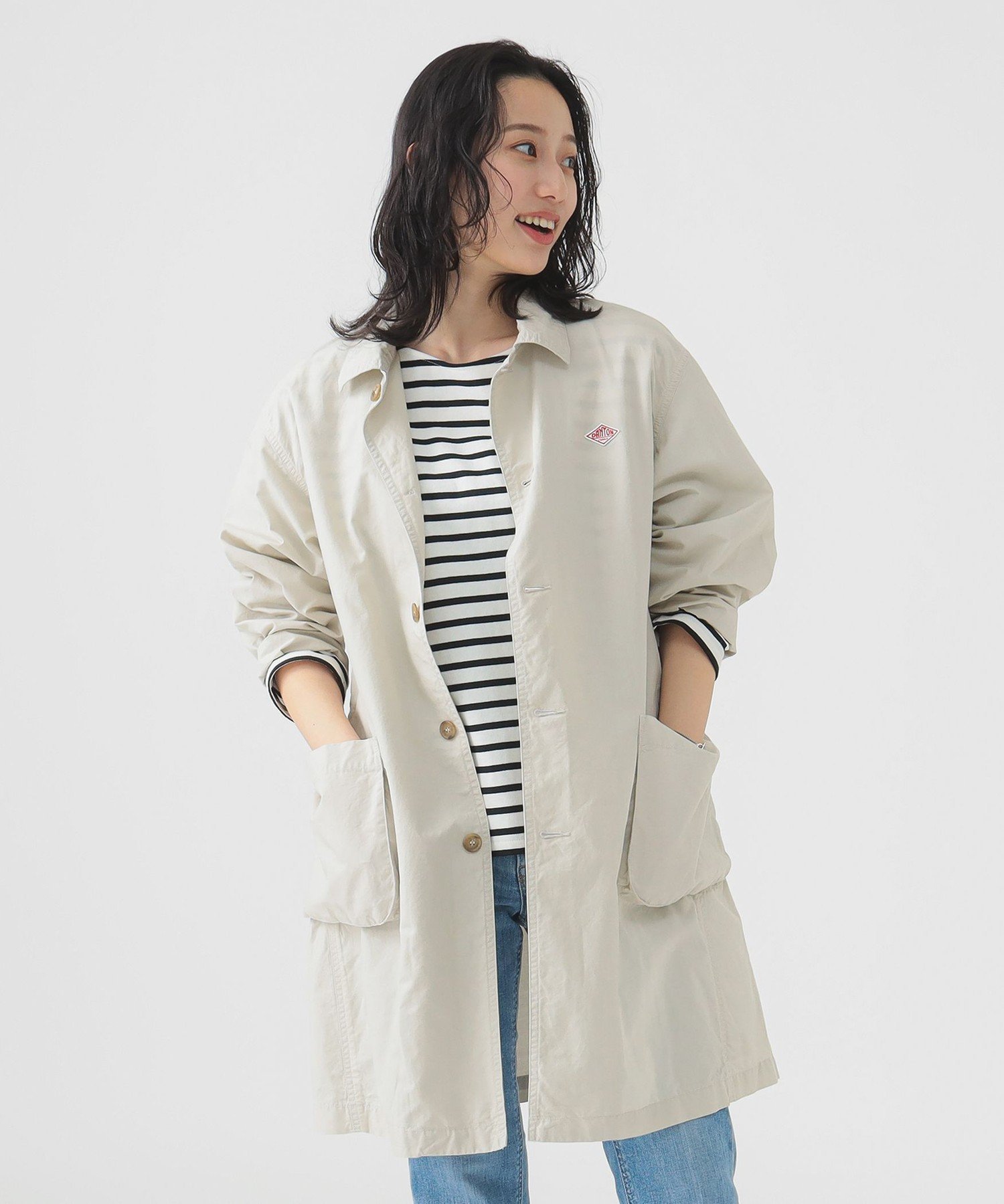 DANTON beams 別注　ナイロンコート　ショップコート　スプリングコート 楽天市場】【DANTONダントン】 BEAMSビームス別注 Vetements de