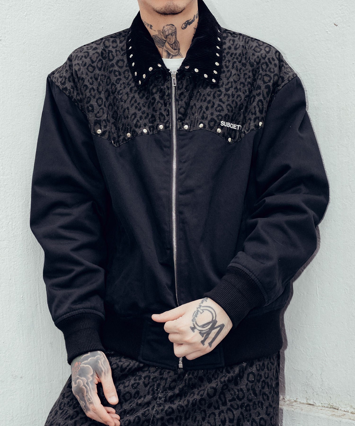 ◎美品◎Subciety ブラック MA-1ジャケット　スウェットセットXL ◎美品◎Subciety ブラック MA-1ジャケット スウェットセットXL