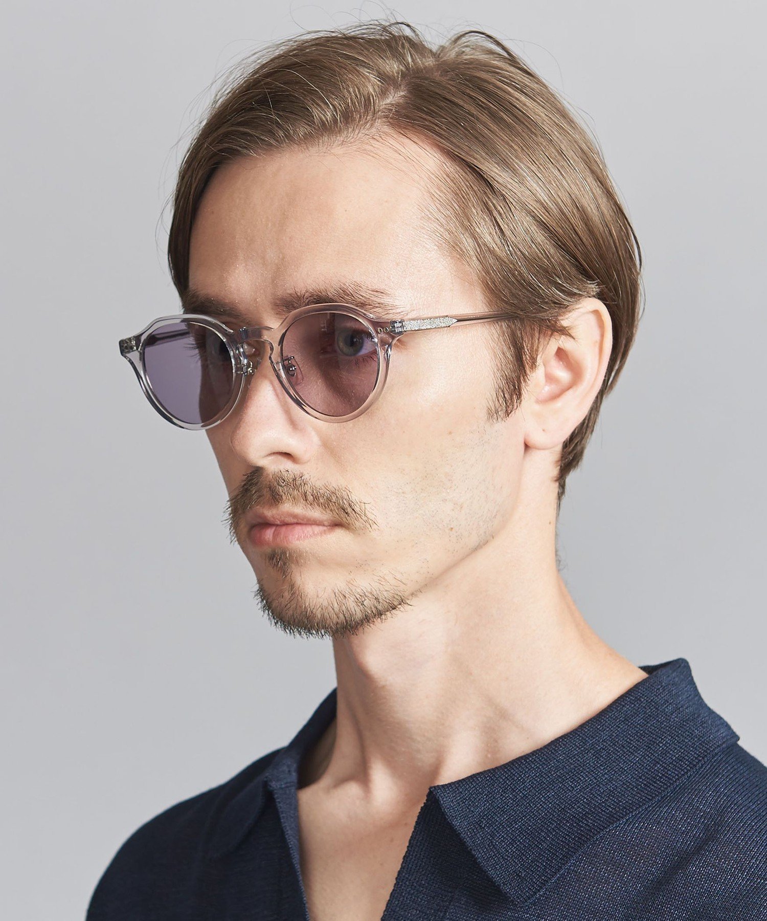 【超美品】BEAMS NEW. maya サングラス シルバー　グレー BEAMS NEW. maya サングラス シルバー グレー - メルカリ
