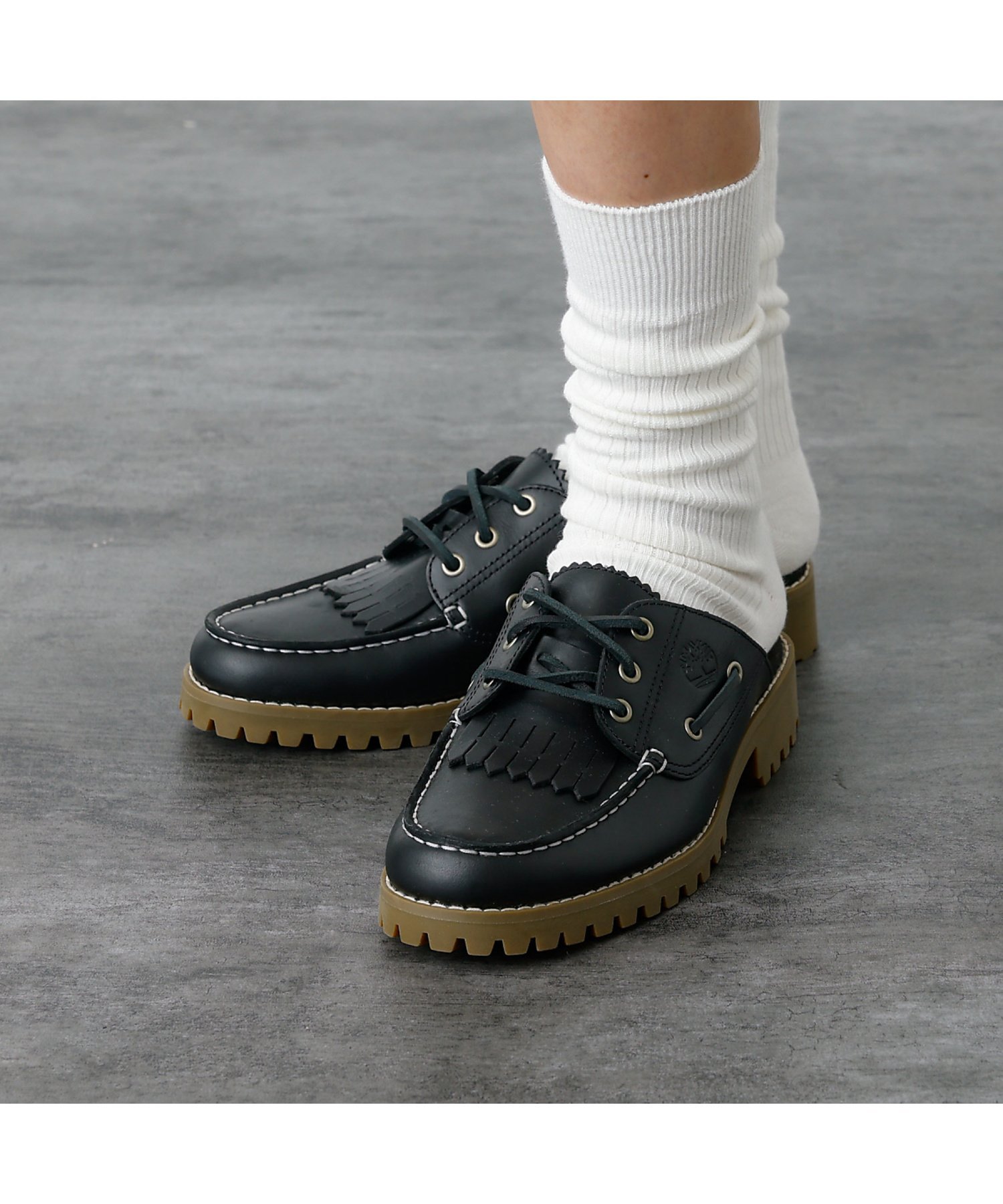 ティンバーランド　3アイレットモカシン 定番】スリーアイ(3eye) クラシックラグ メンズ ｜【Timberland