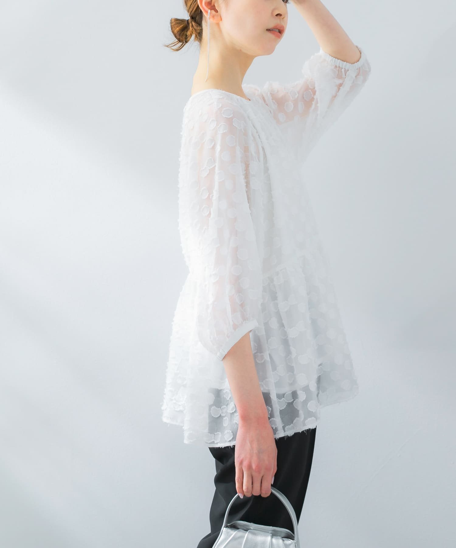 楽天市場】【SALE／60%OFF】ウォッシャブルハイネックレース