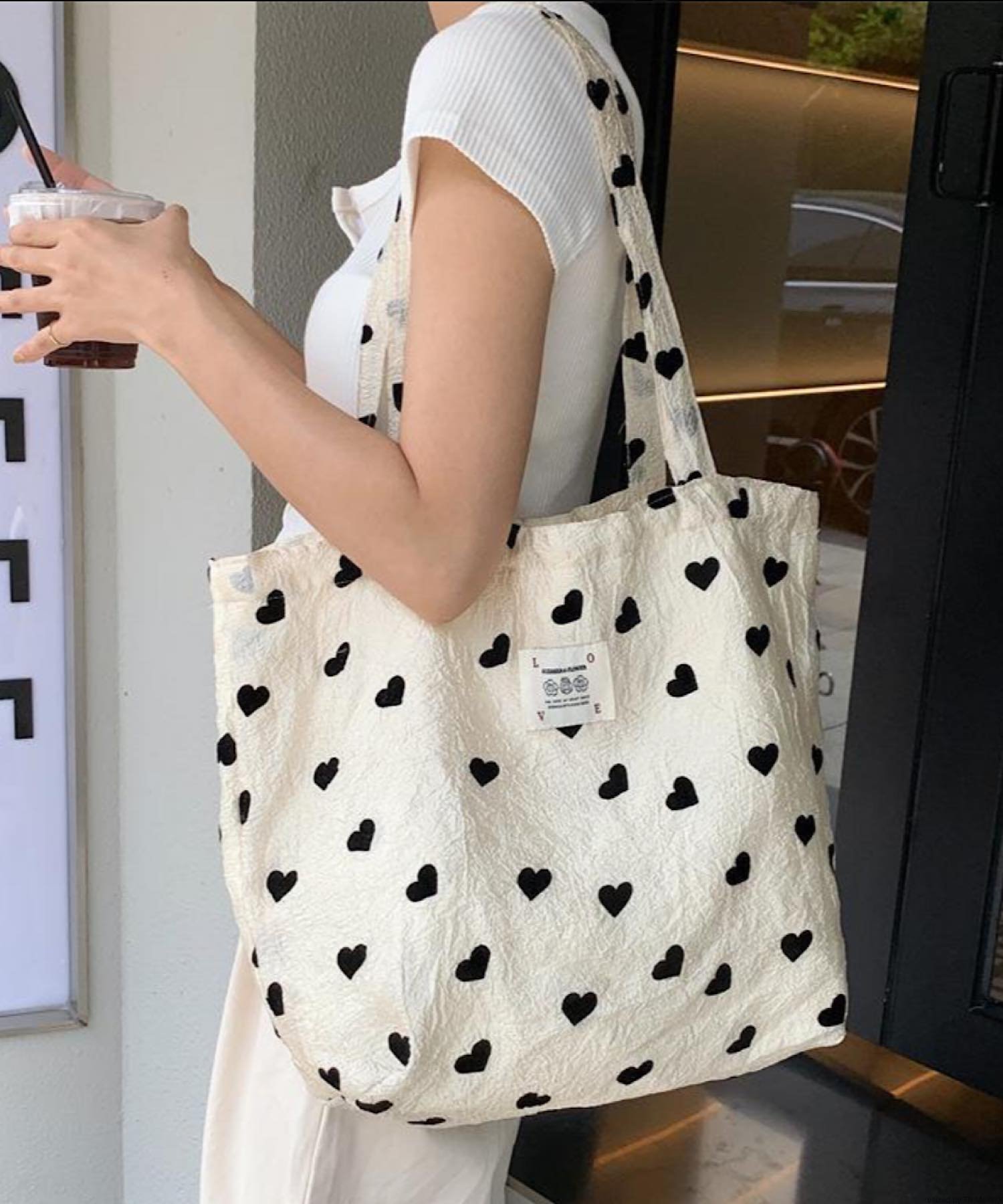 【専用ページ】ミナペルホネン　ハンドメイド　トートバック M☆ミナペルホネンのトートバッグ ♡愛しのパッチワーク-64