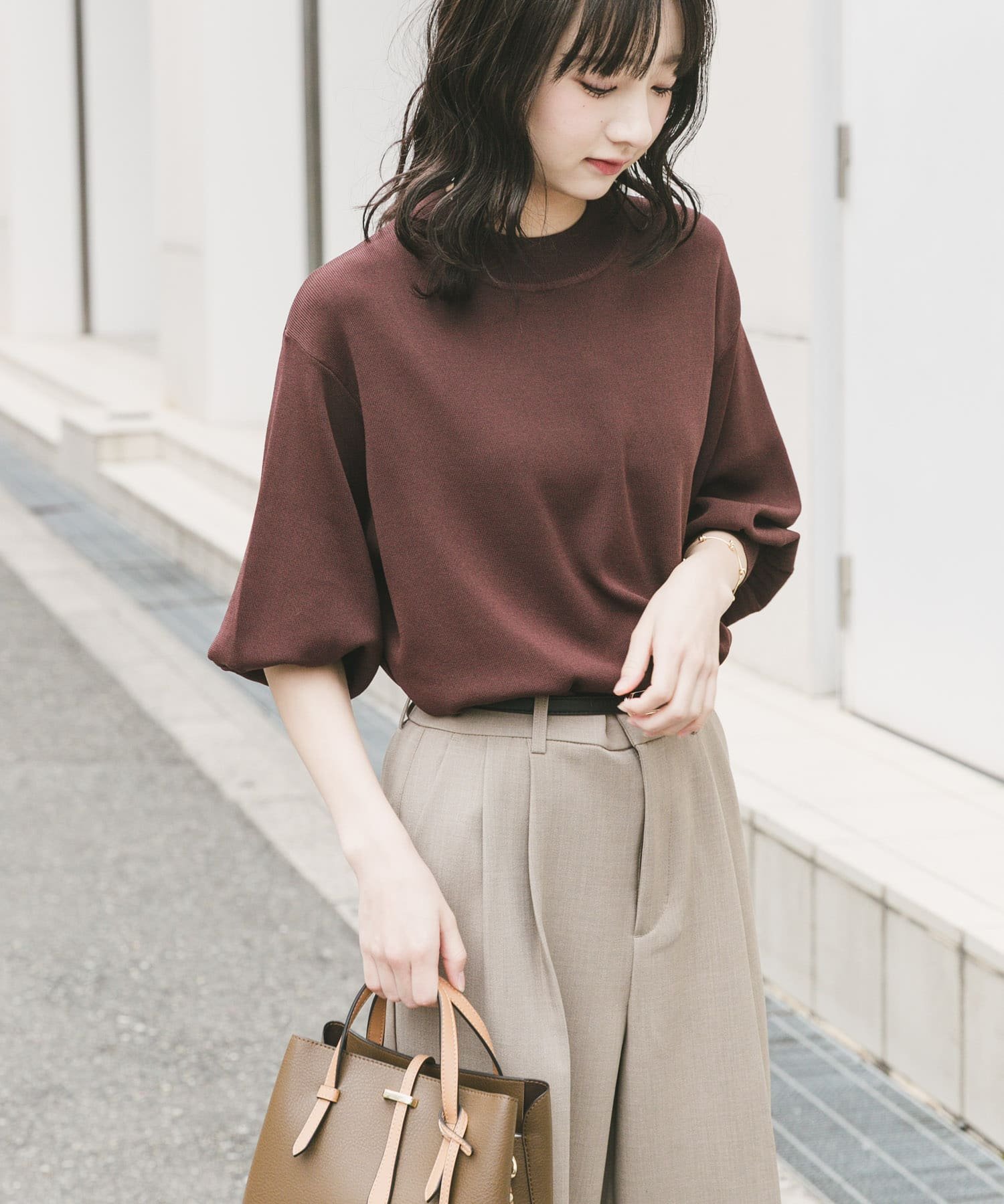 SALE／30%OFF】Spick & Span コットンブロードワイドスクエアシャツ 