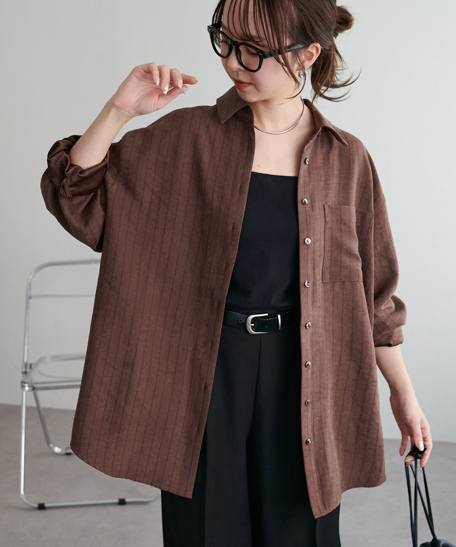 cen.made in Japan/ キモノジャガードブラウス cen.made in Japan/ キモノジャガードブラウス