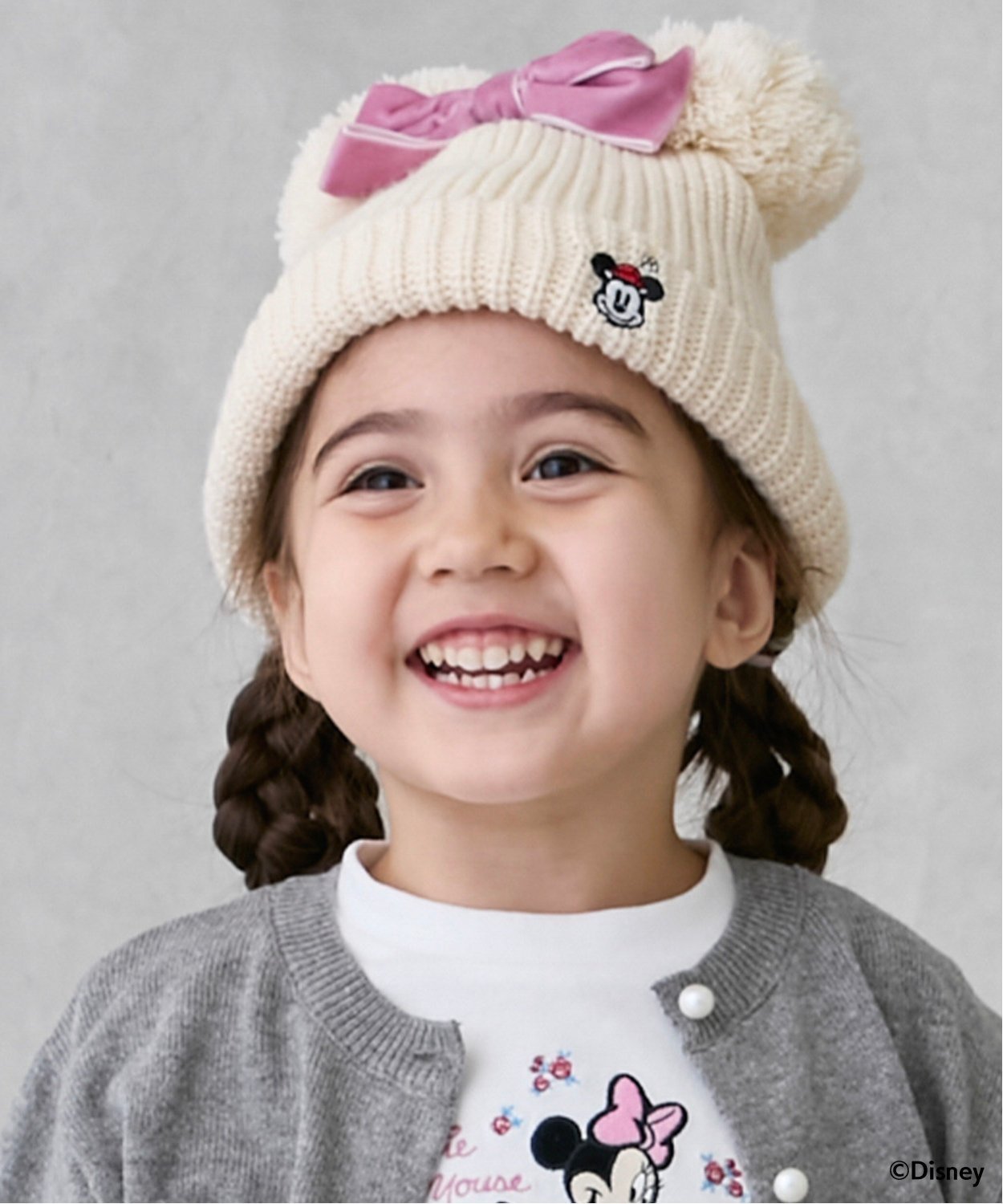 楽天市場】プティマイン(petit main)【Disney】W梵天ニット帽