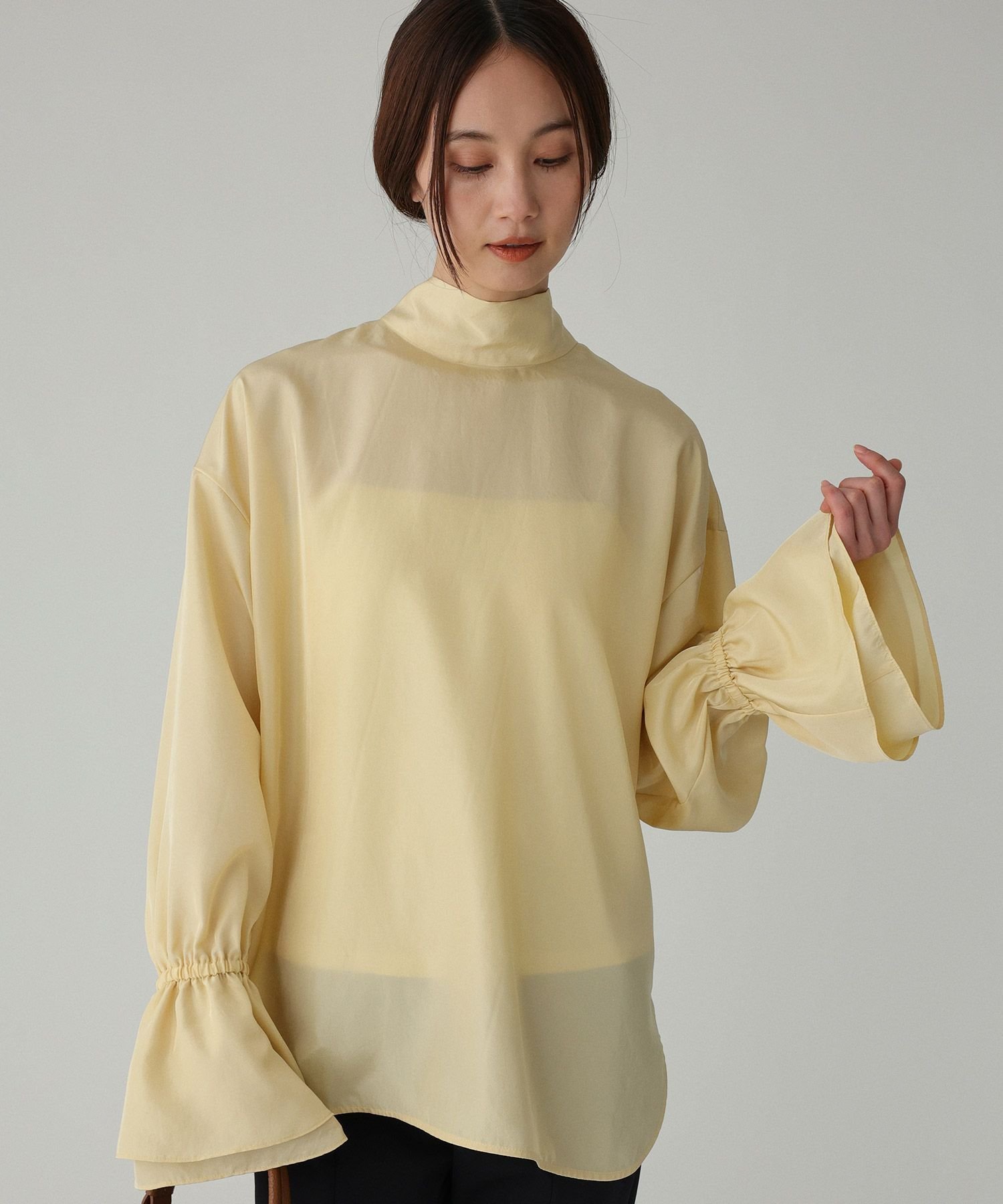BABYLONE 2WAYボウタイブラウス バビロン トップス シャツ・ブラウス 